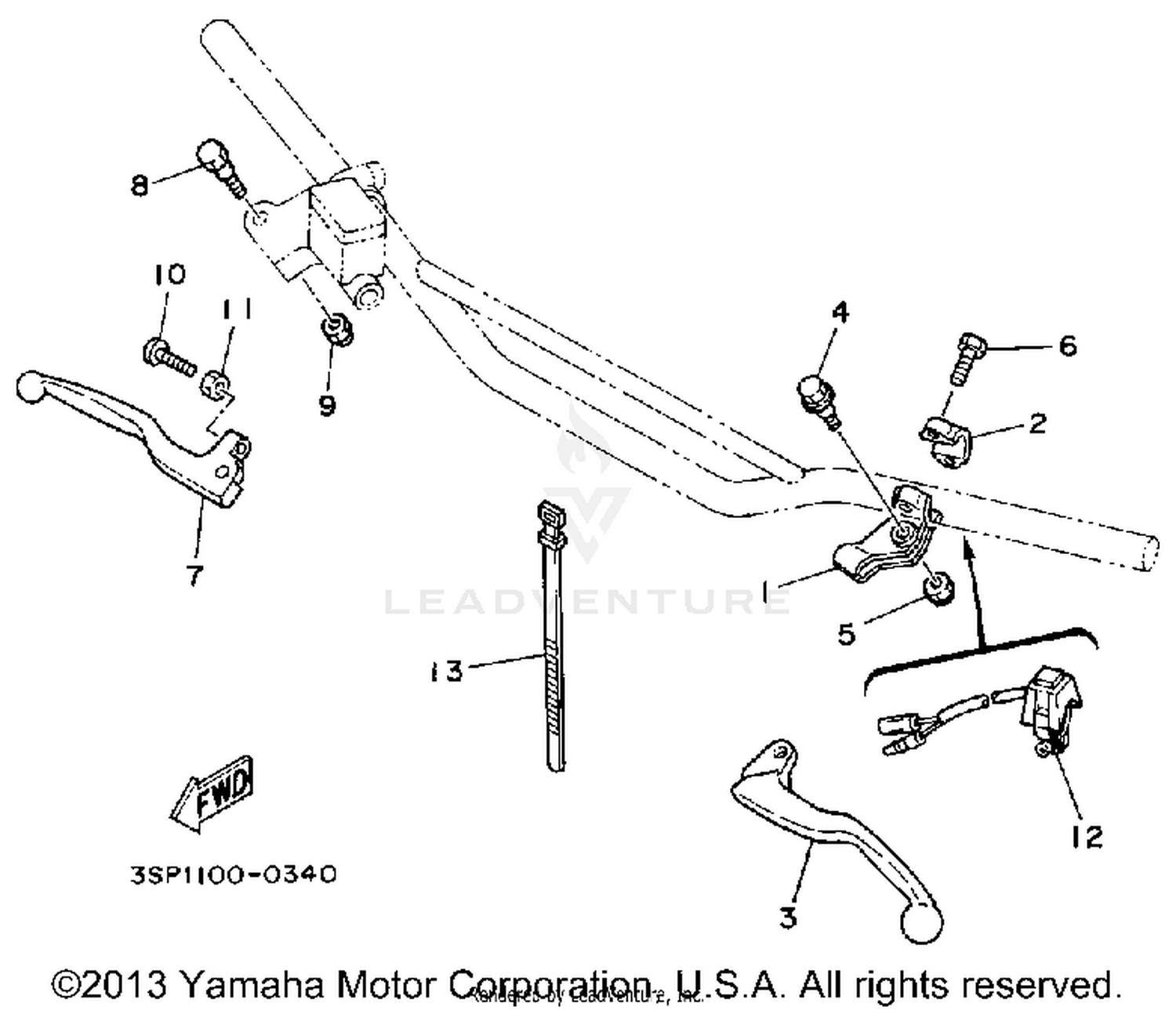 HANDLE SWITCH - LEVER