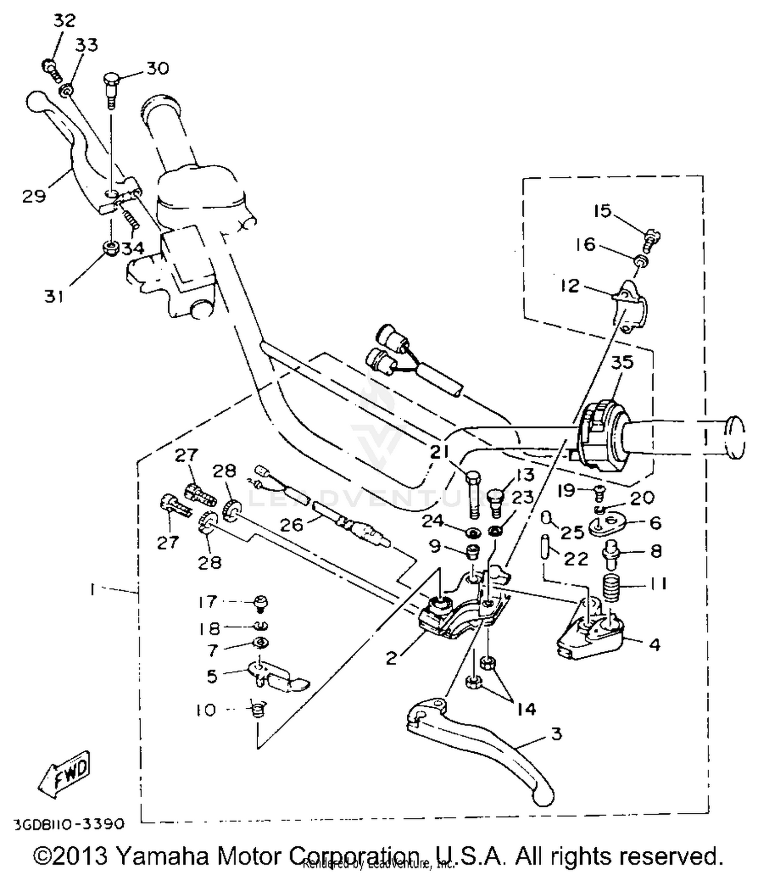 HANDLE SWITCH - LEVER