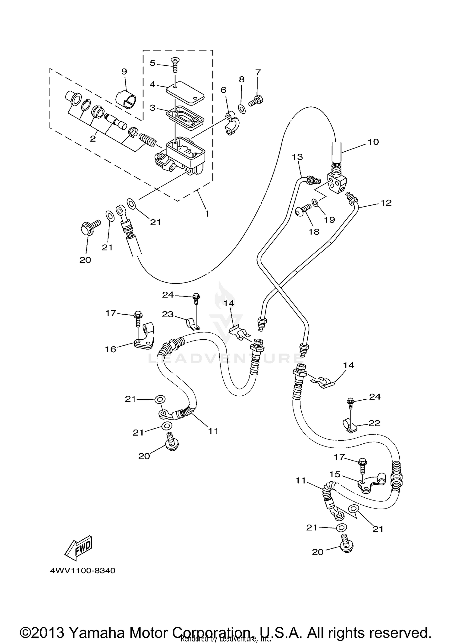 FRONT MASTER CYLINDER