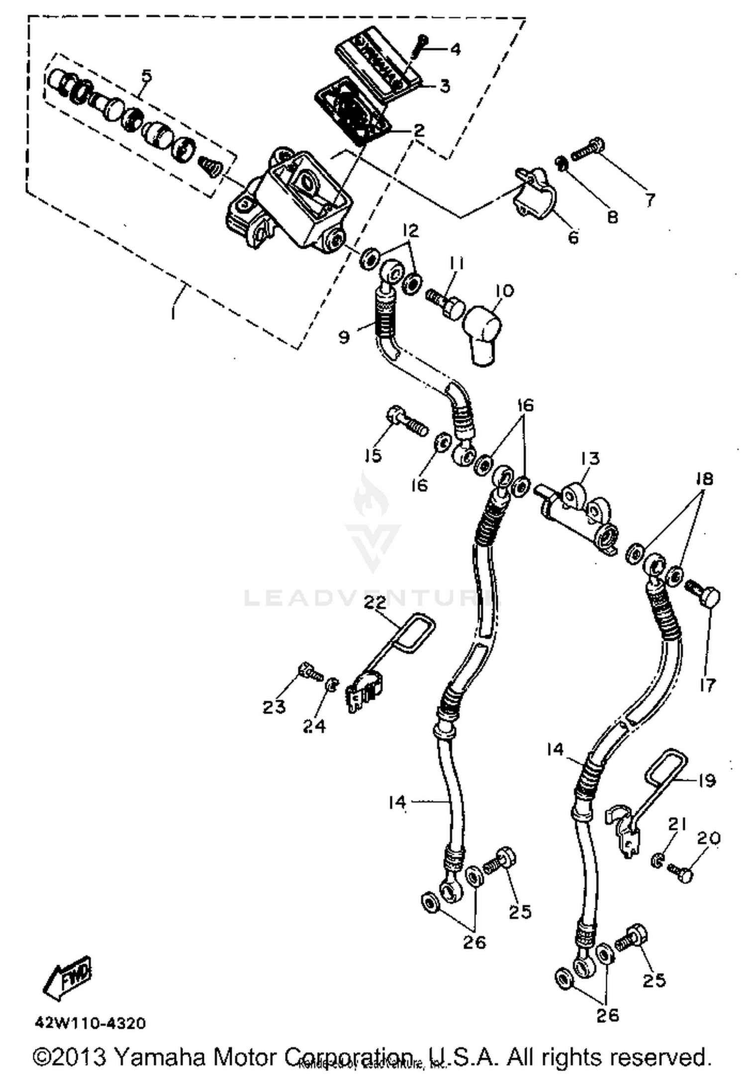FRONT MASTER CYLINDER