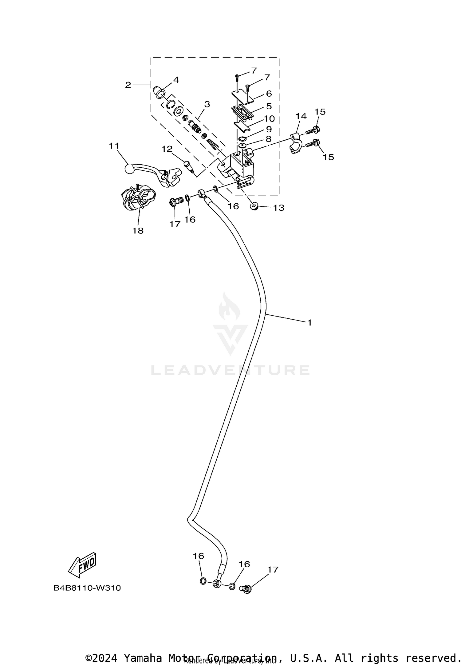 FRONT MASTER CYLINDER