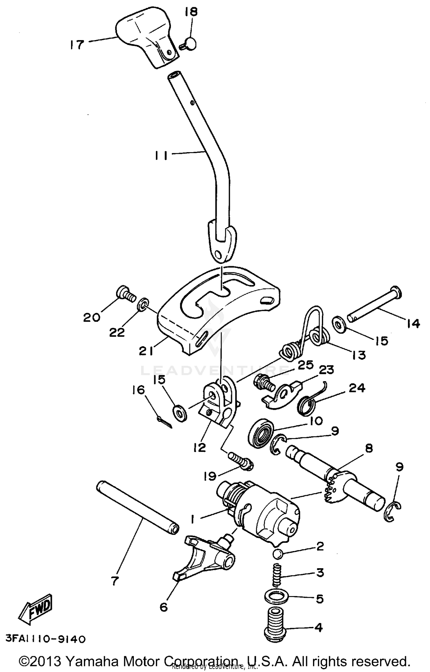 SHIFT CAM SHIFT FORK