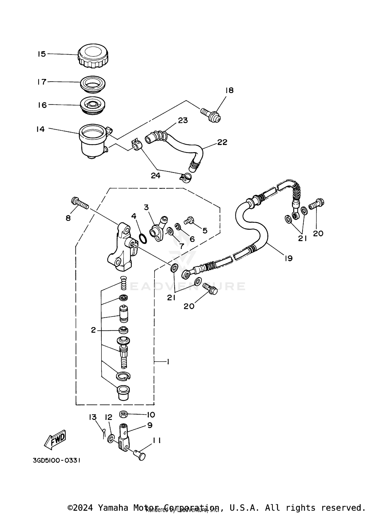 REAR MASTER CYLINDER