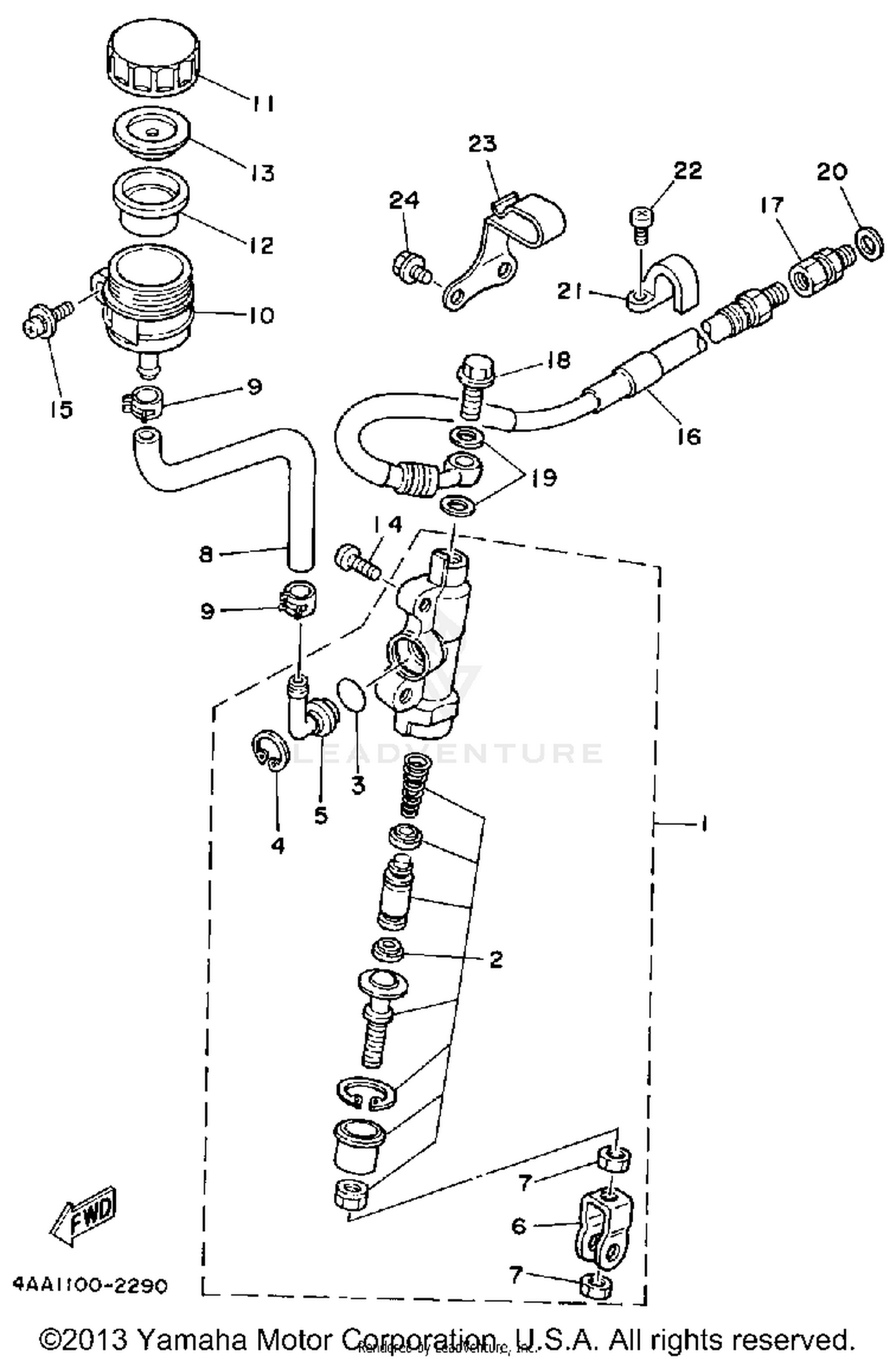 REAR MASTER CYLINDER
