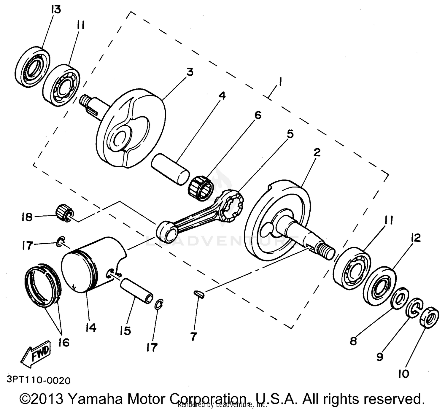 CRANKSHAFT PISTON