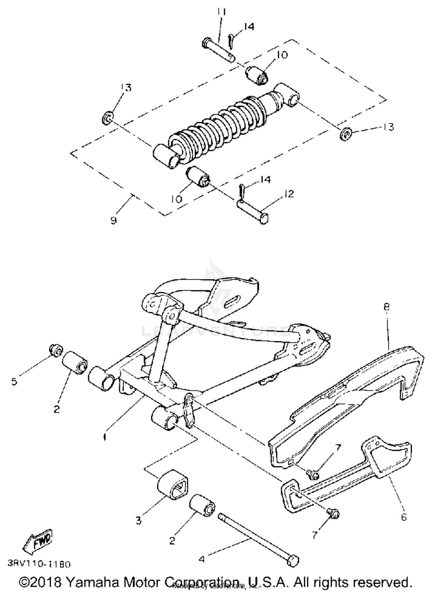 SWING ARM REAR SHOCKS