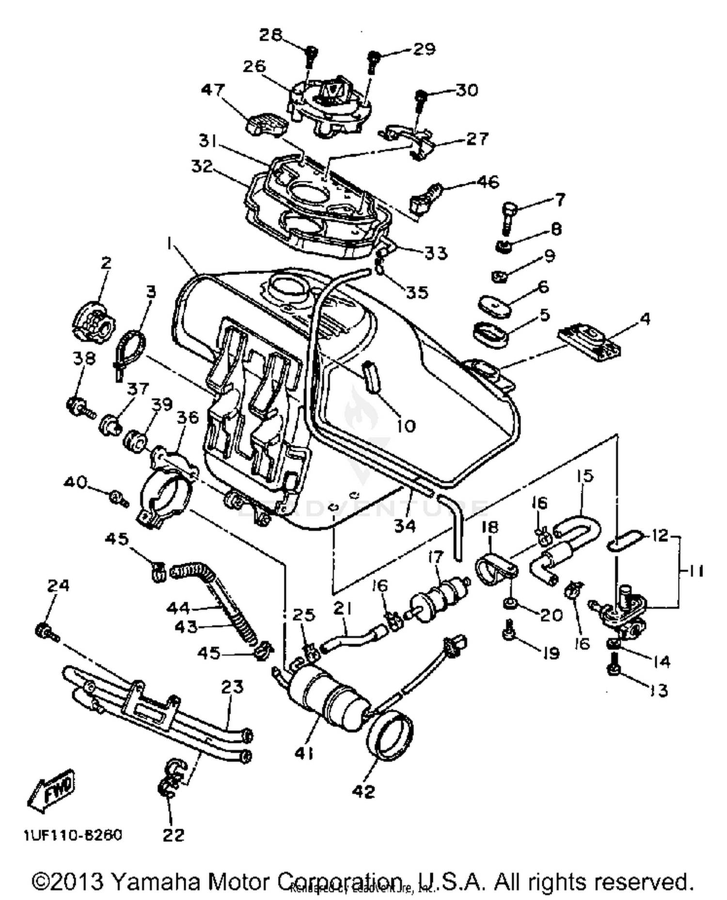 Yamaha OEM Street Bike Parts - Yamaha Factory Parts | MotoSport