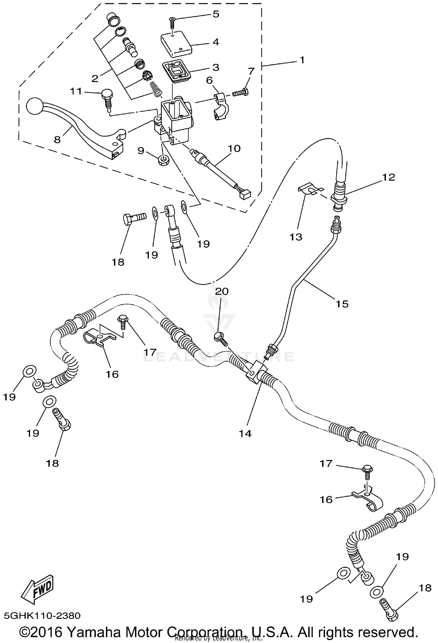 FRONT MASTER CYLINDER