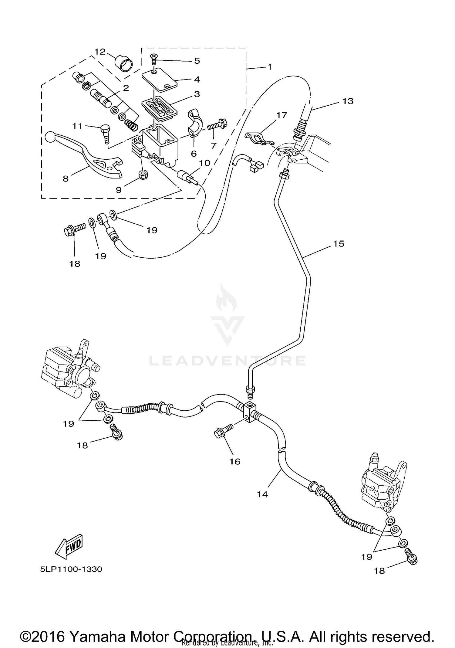 FRONT MASTER CYLINDER