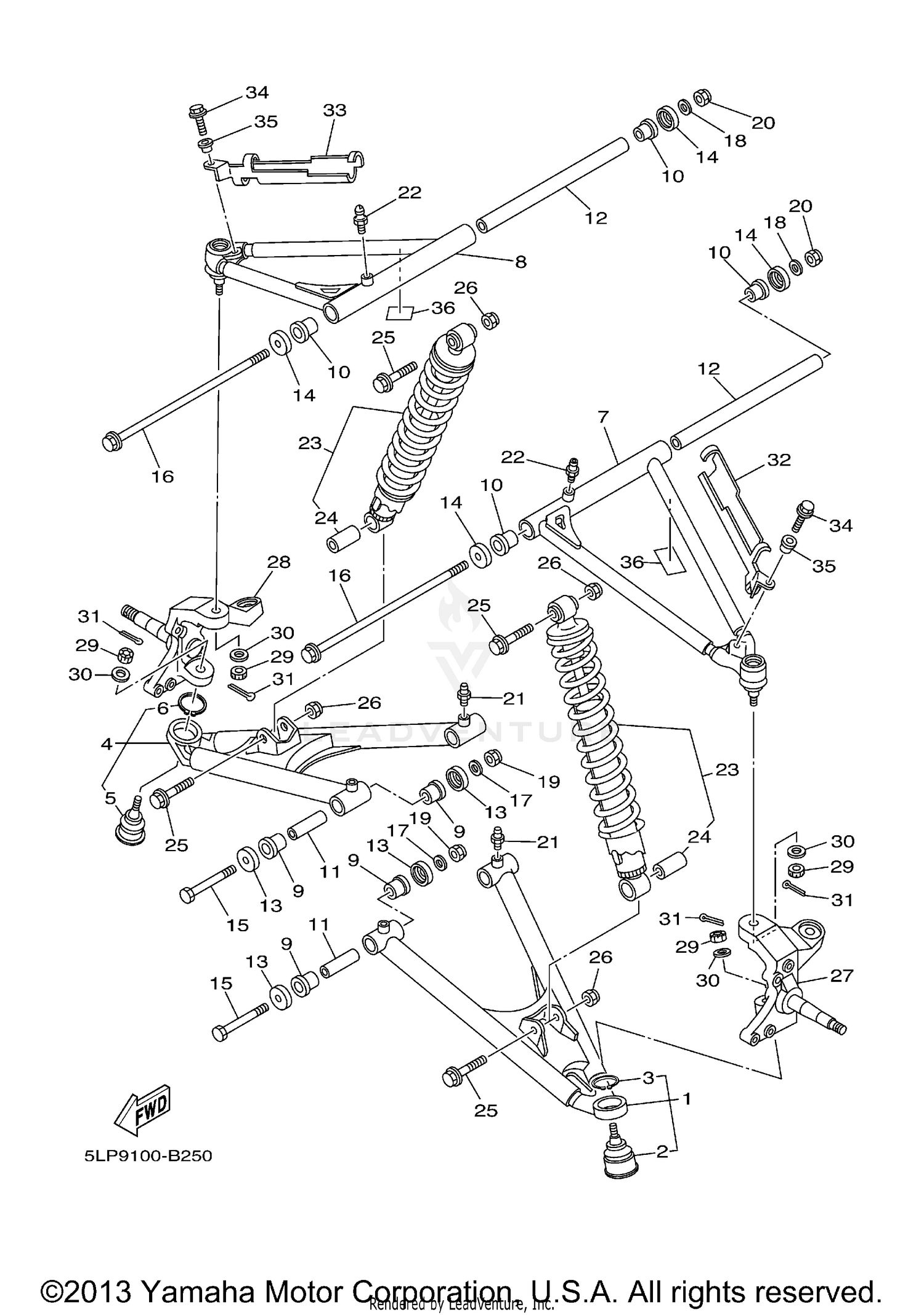FRONT SUSPENSION WHEEL