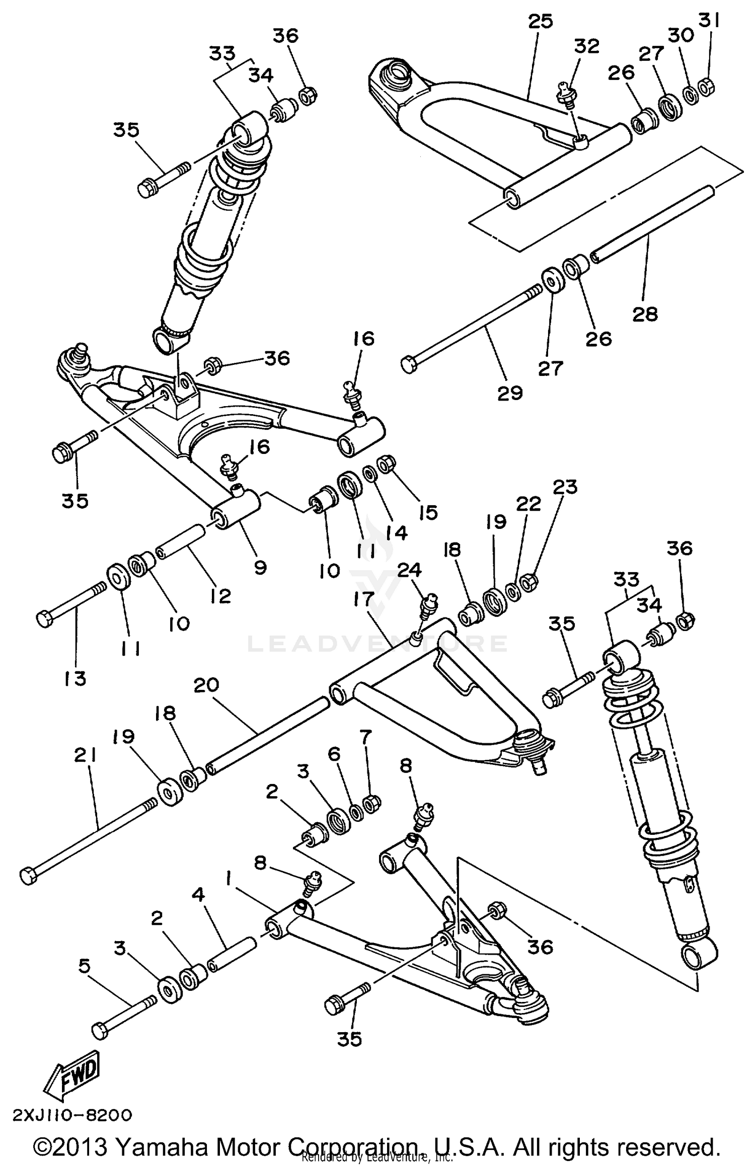 FRONT SUSPENSION WHEEL