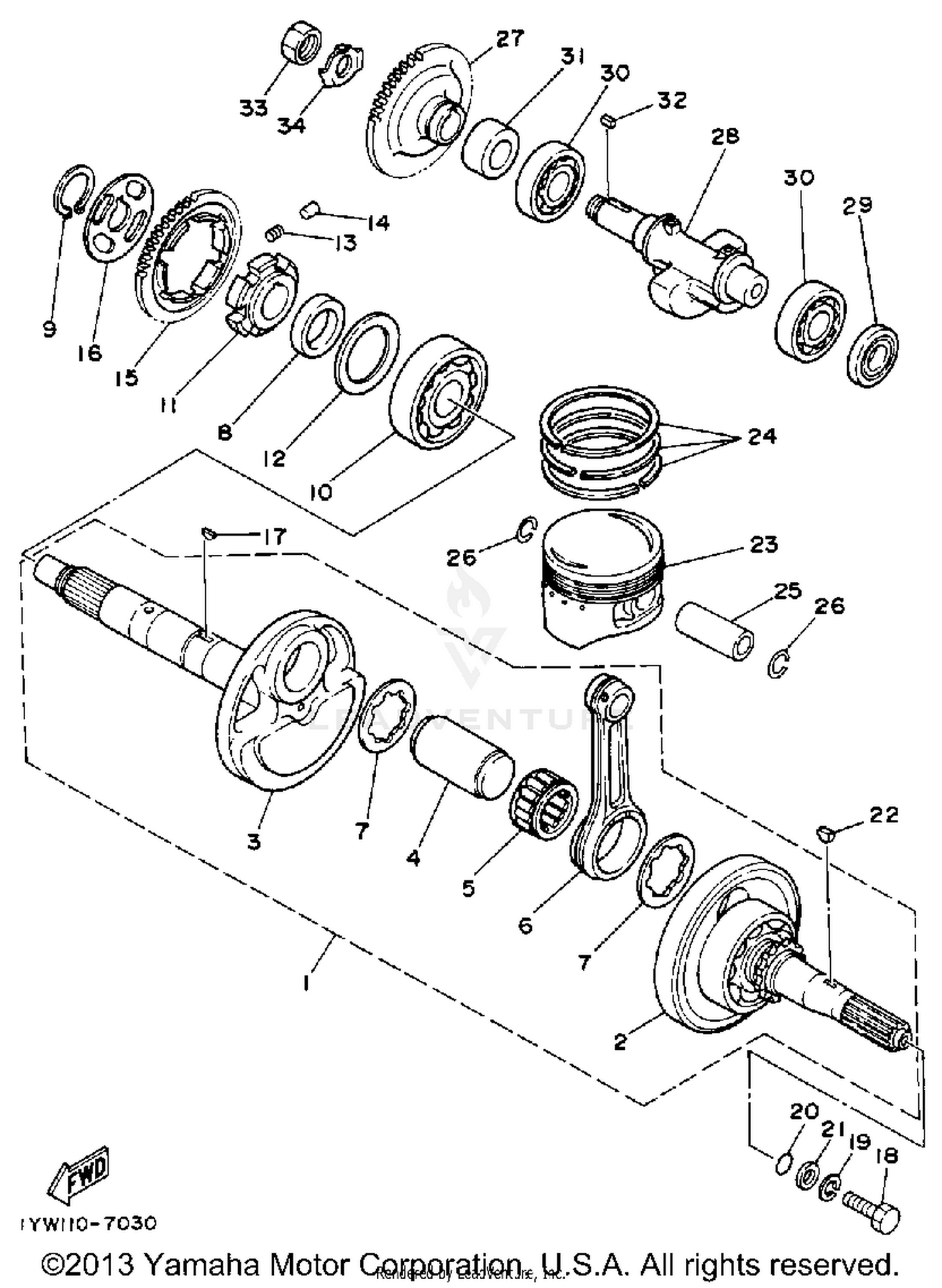CRANKSHAFT PISTON