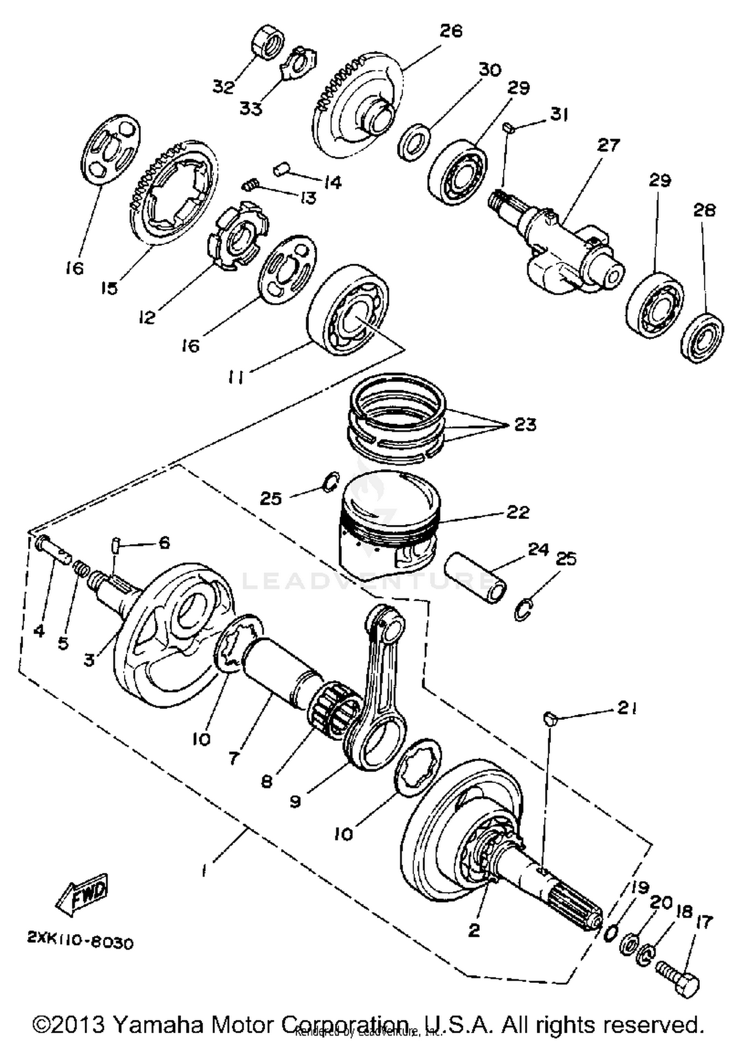 CRANKSHAFT PISTON