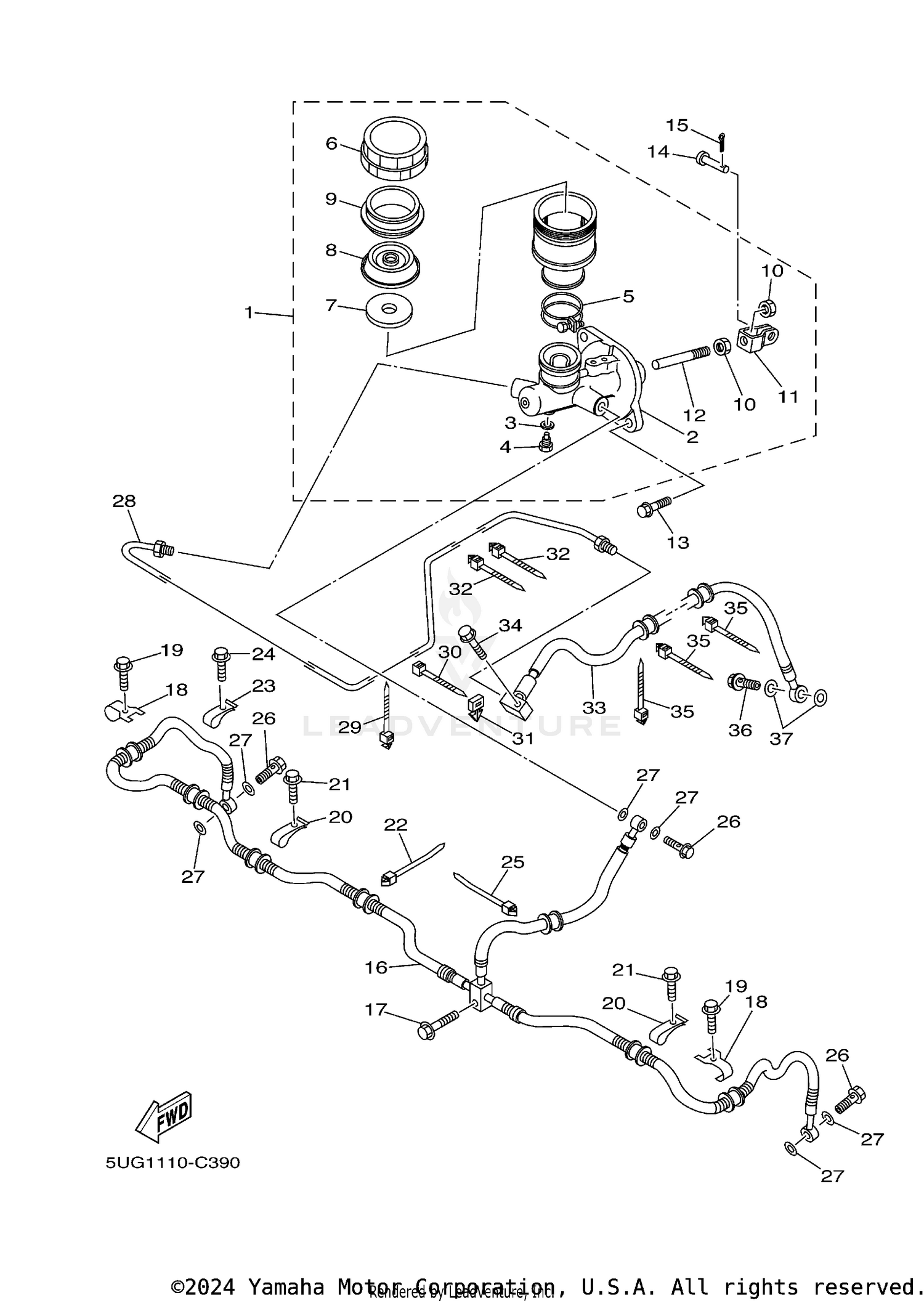 REAR MASTER CYLINDER
