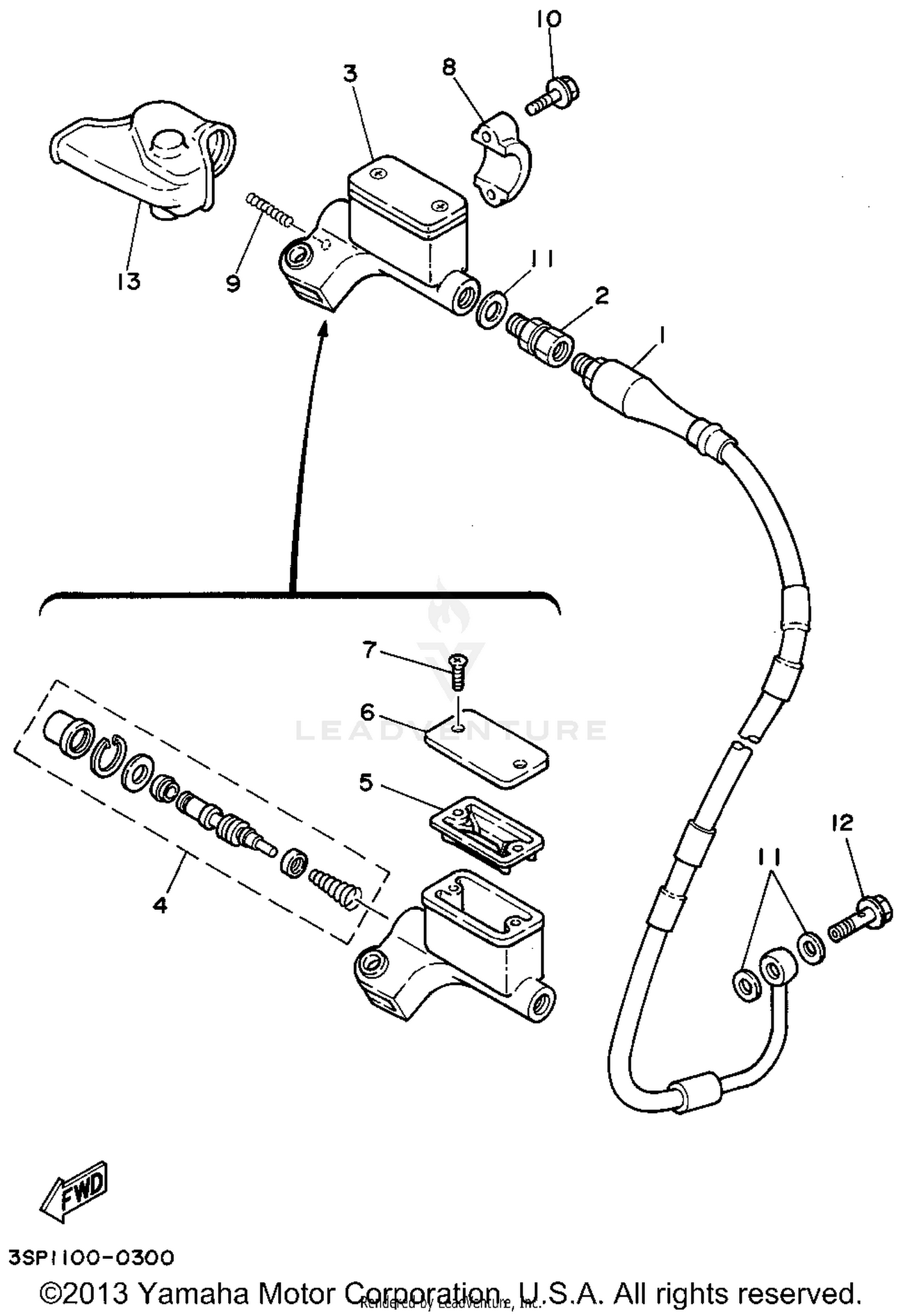 FRONT MASTER CYLINDER