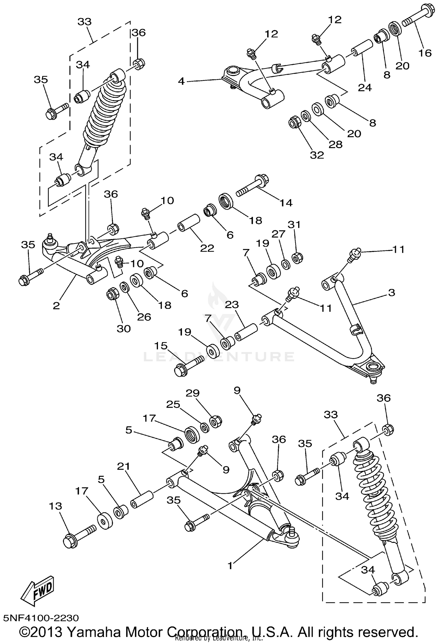 FRONT SUSPENSION  WHEEL