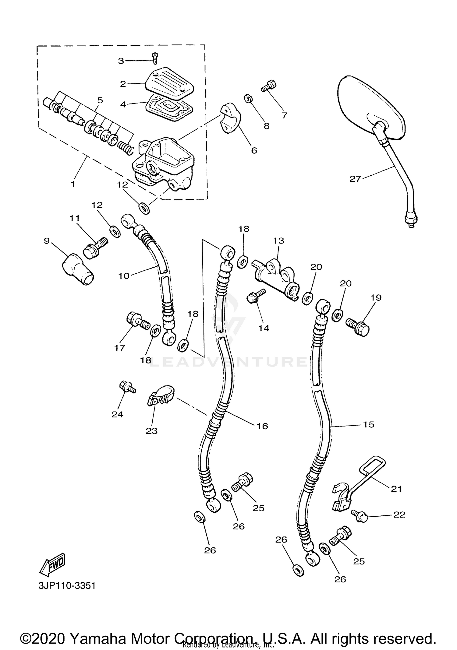 FRONT MASTER CYLINDER 1