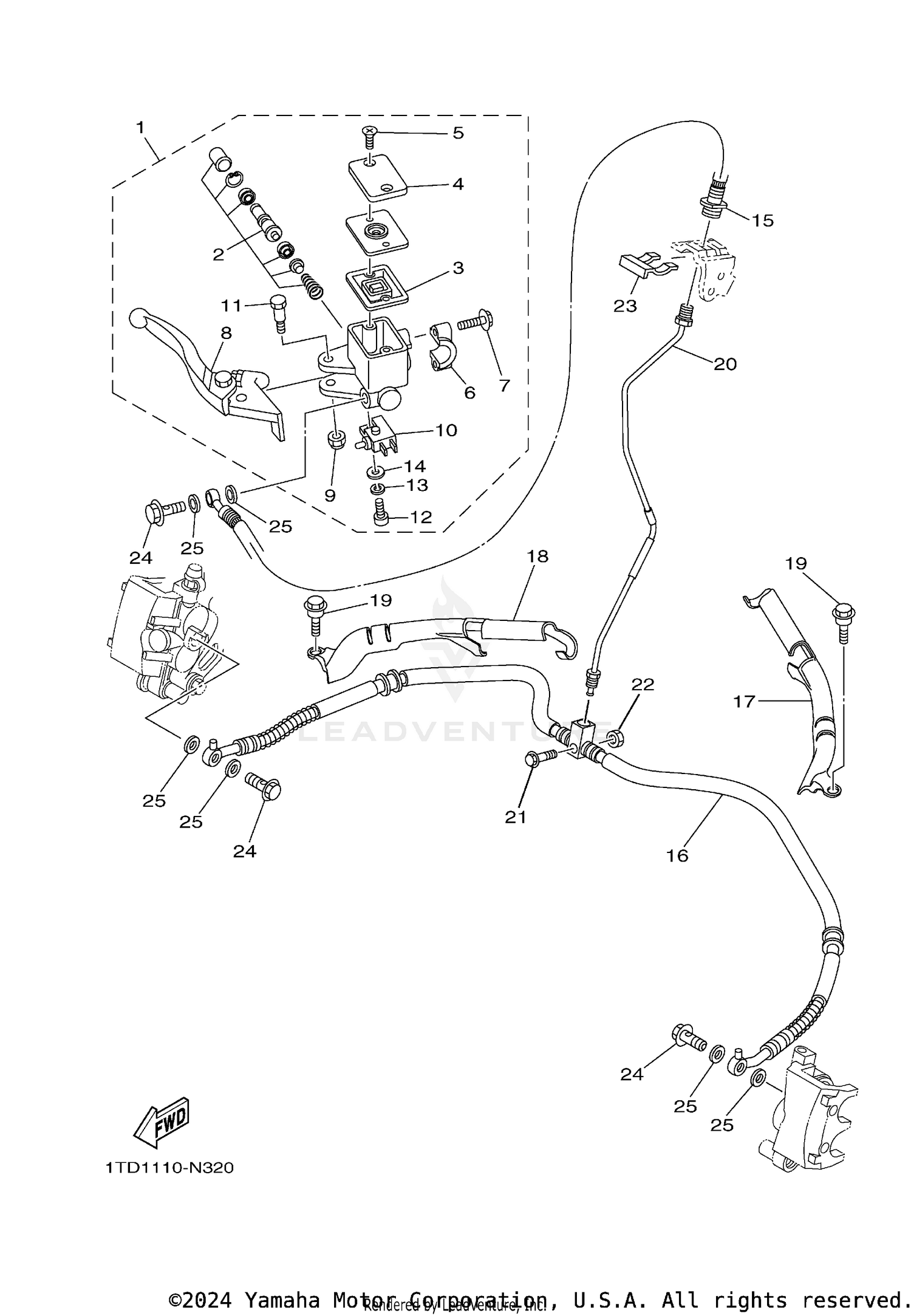 FRONT MASTER CYLINDER
