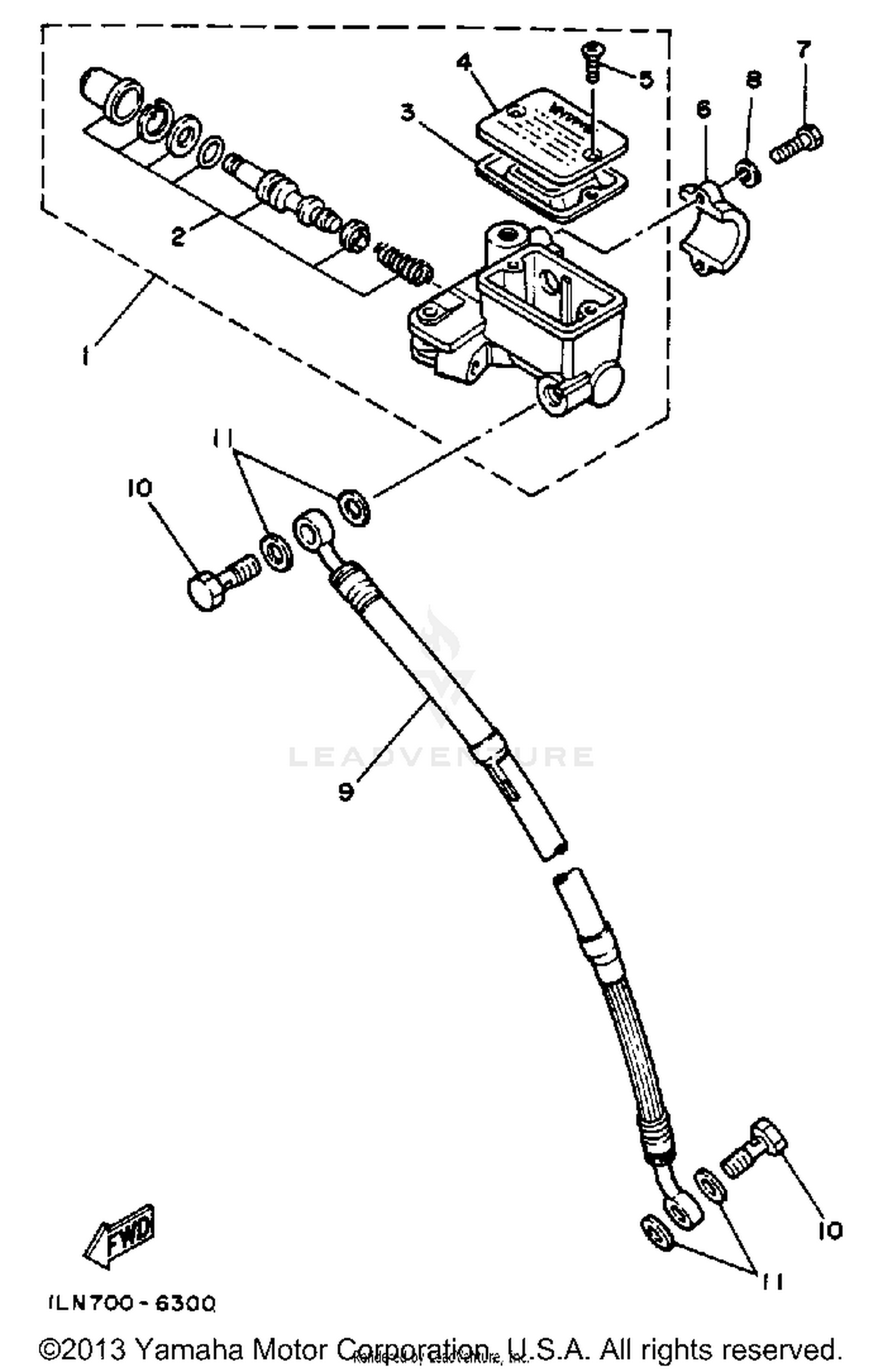 FRONT MASTER CYLINDER