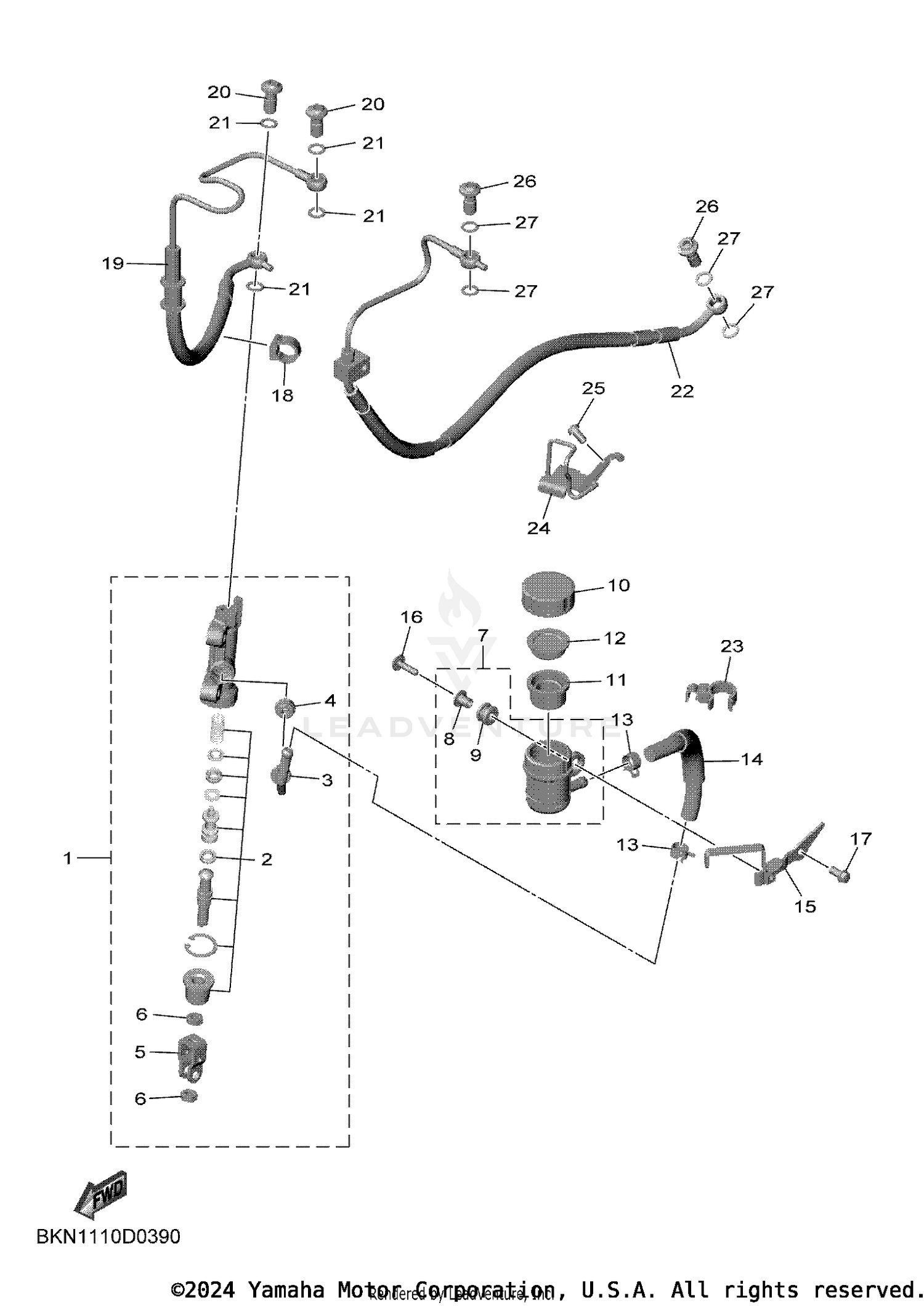 REAR MASTER CYLINDER