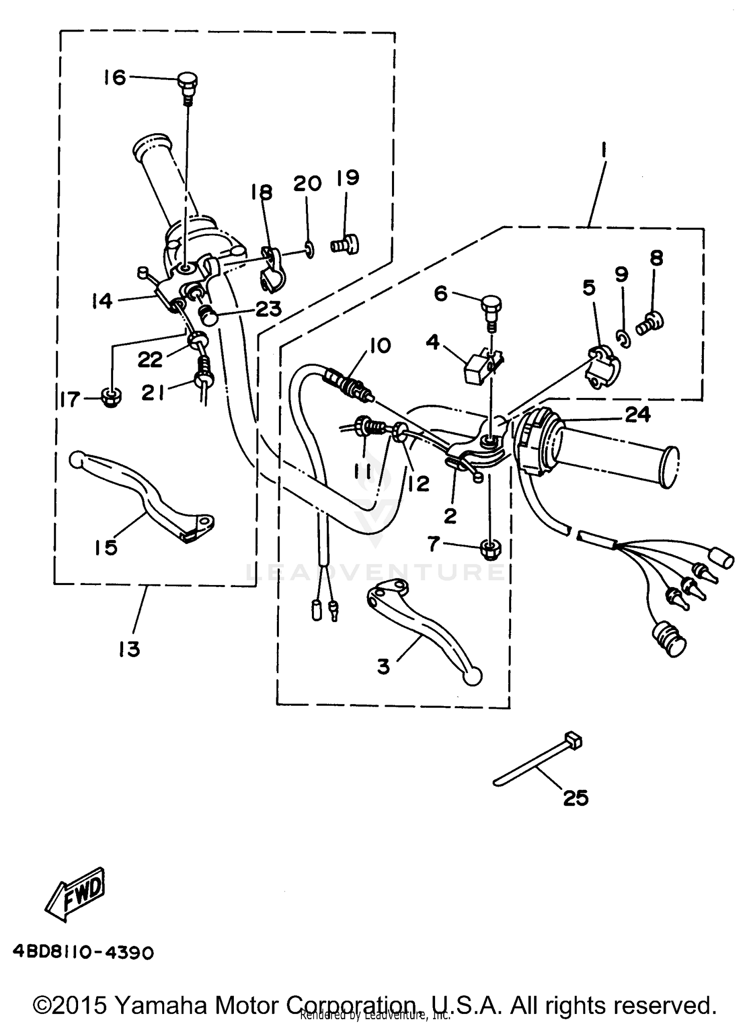 HANDLE SWITCH - LEVER
