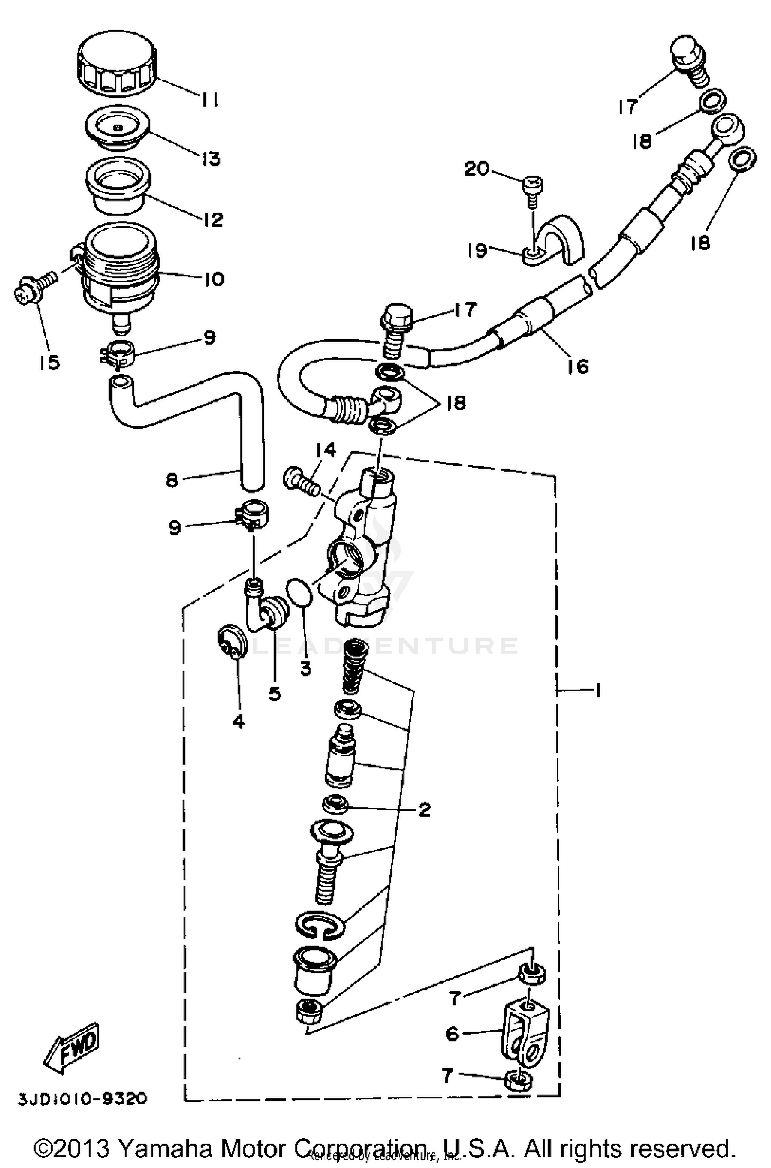 REAR MASTER CYLINDER