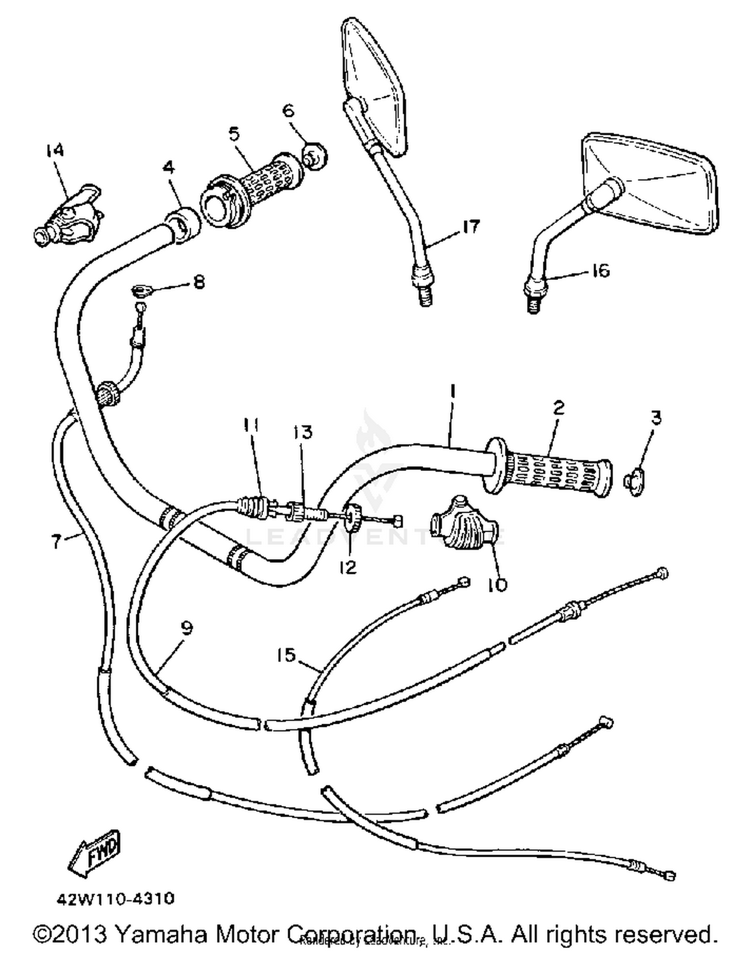 HANDLEBAR CABLE