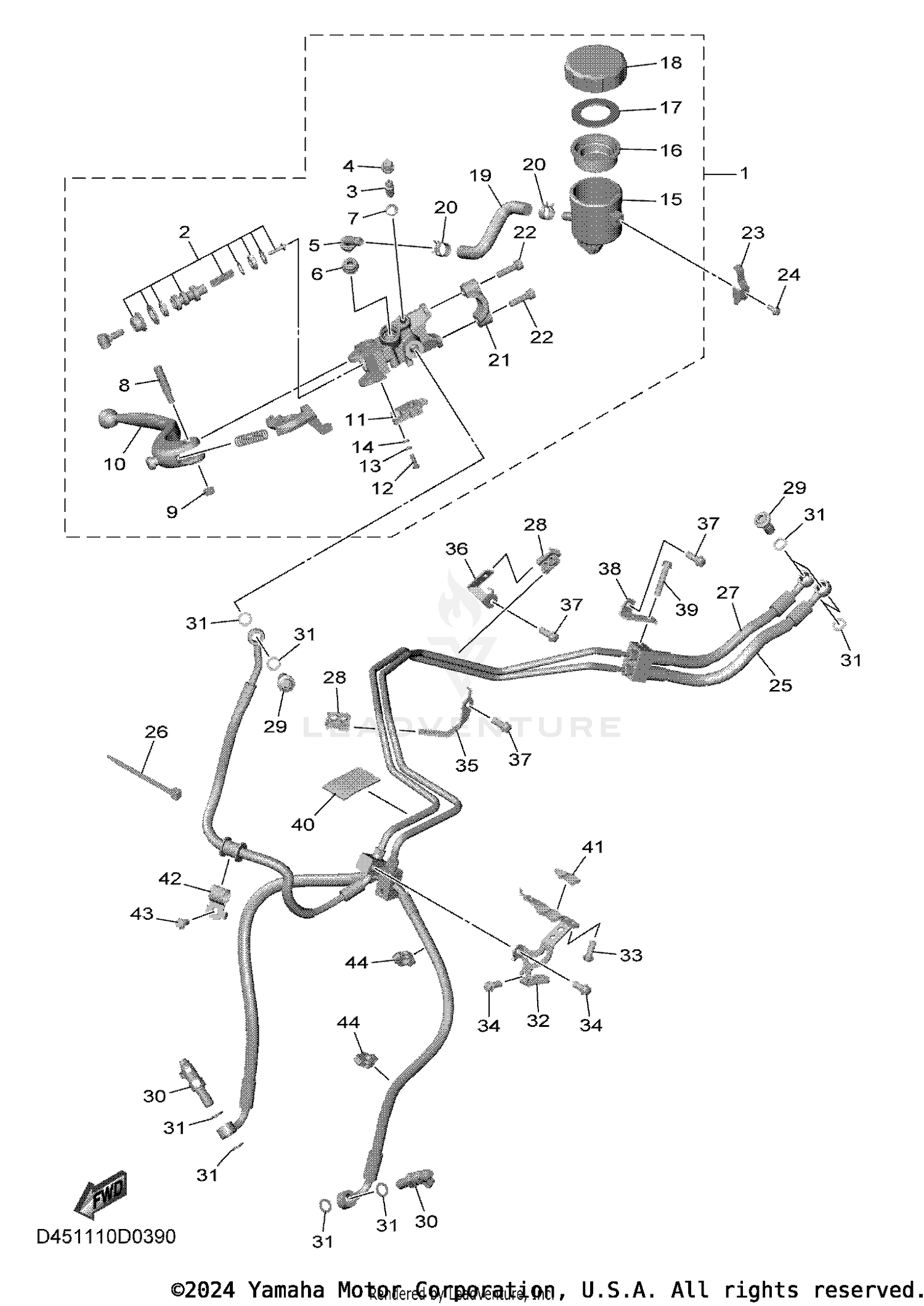 FRONT MASTER CYLINDER