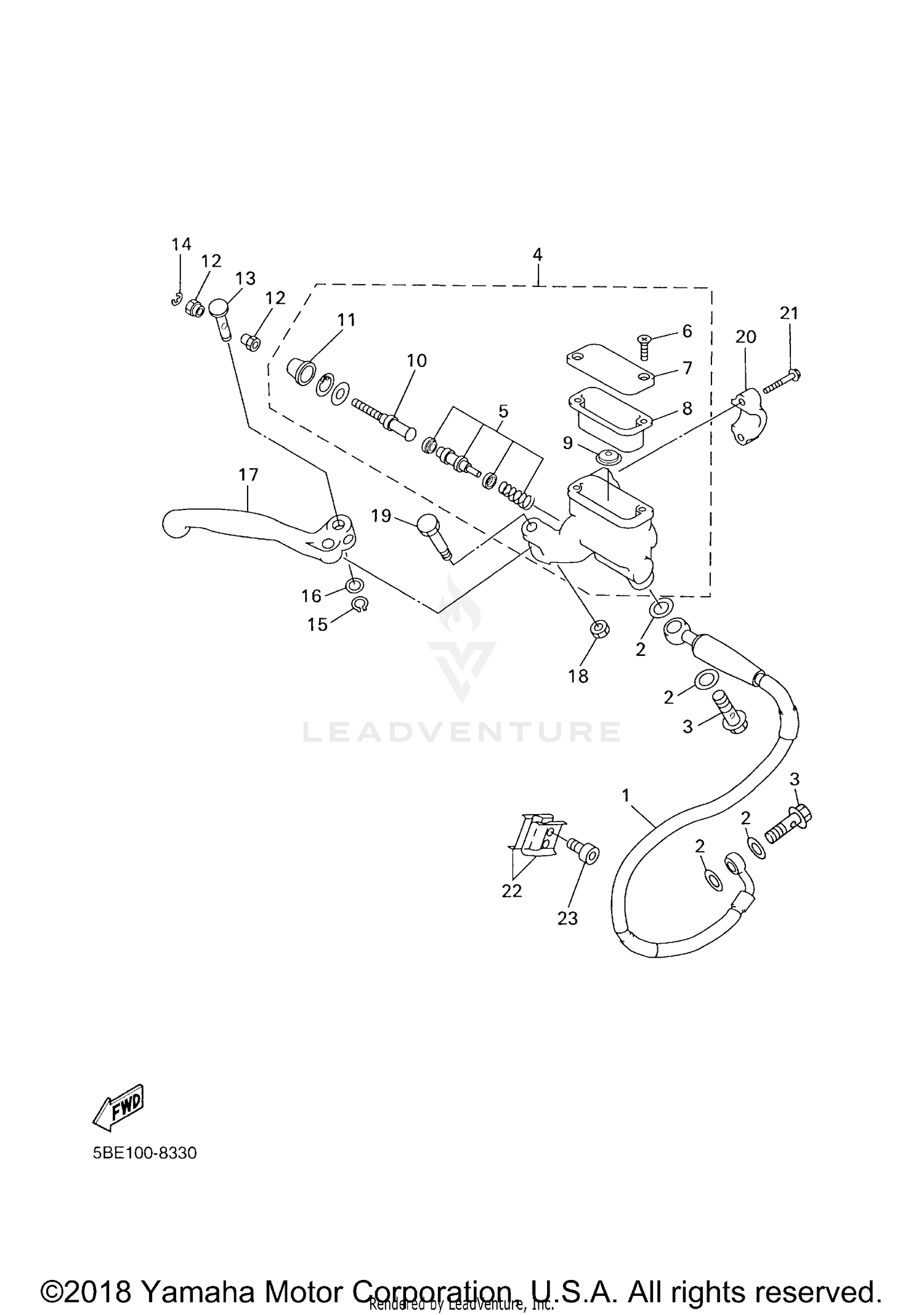 FRONT MASTER CYLINDER