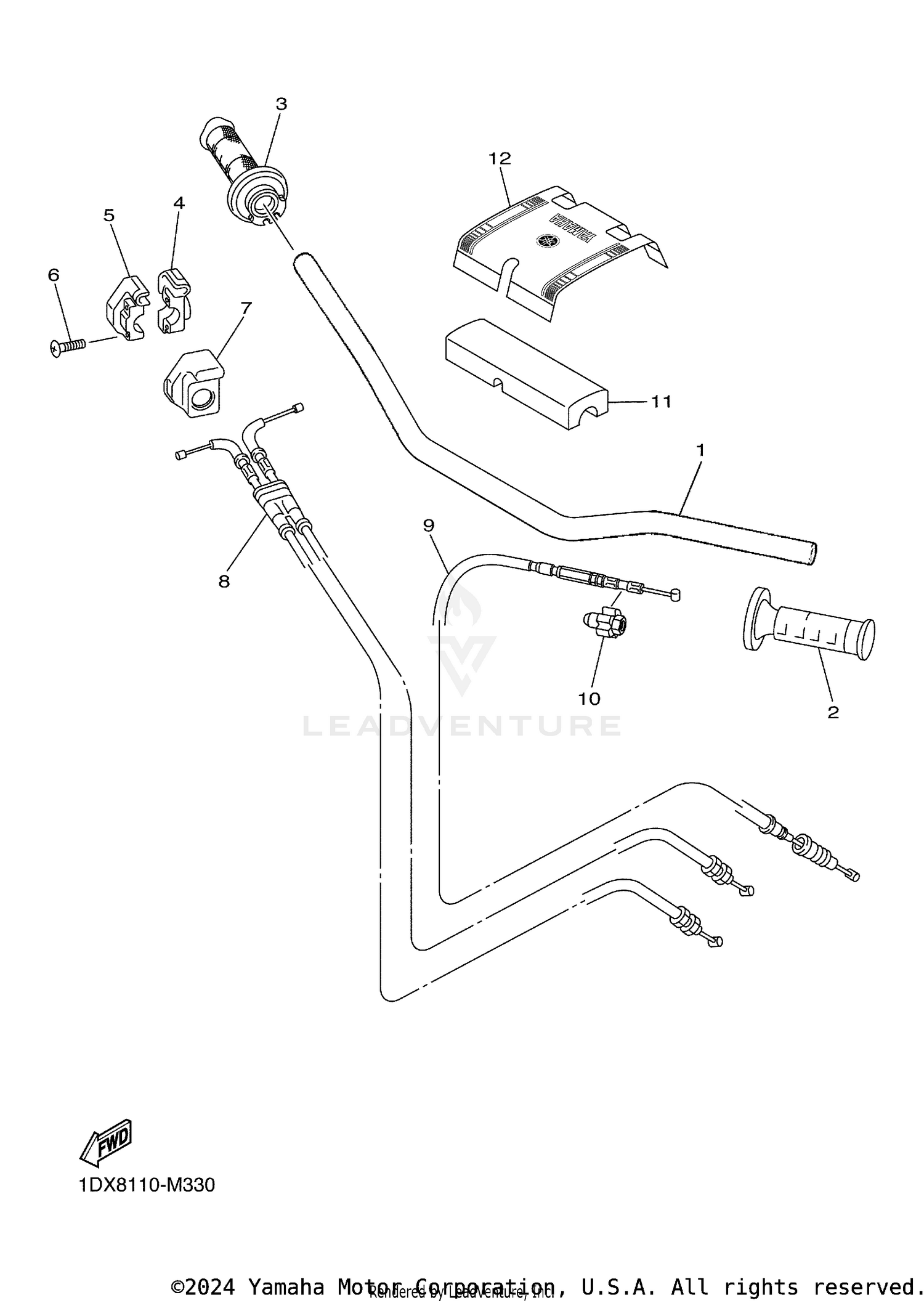 STEERING HANDLE CABLE