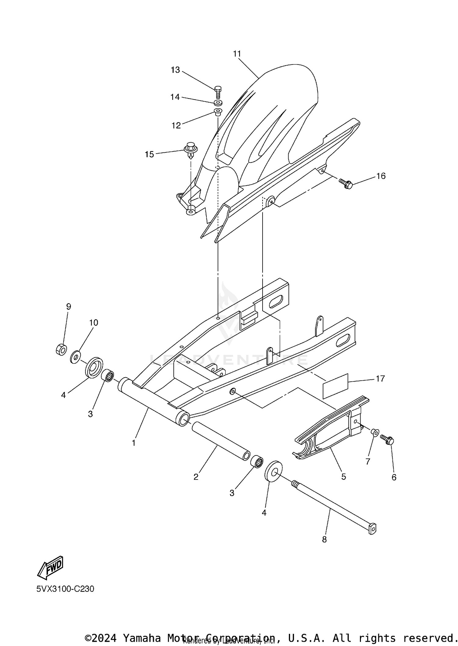 REAR ARM