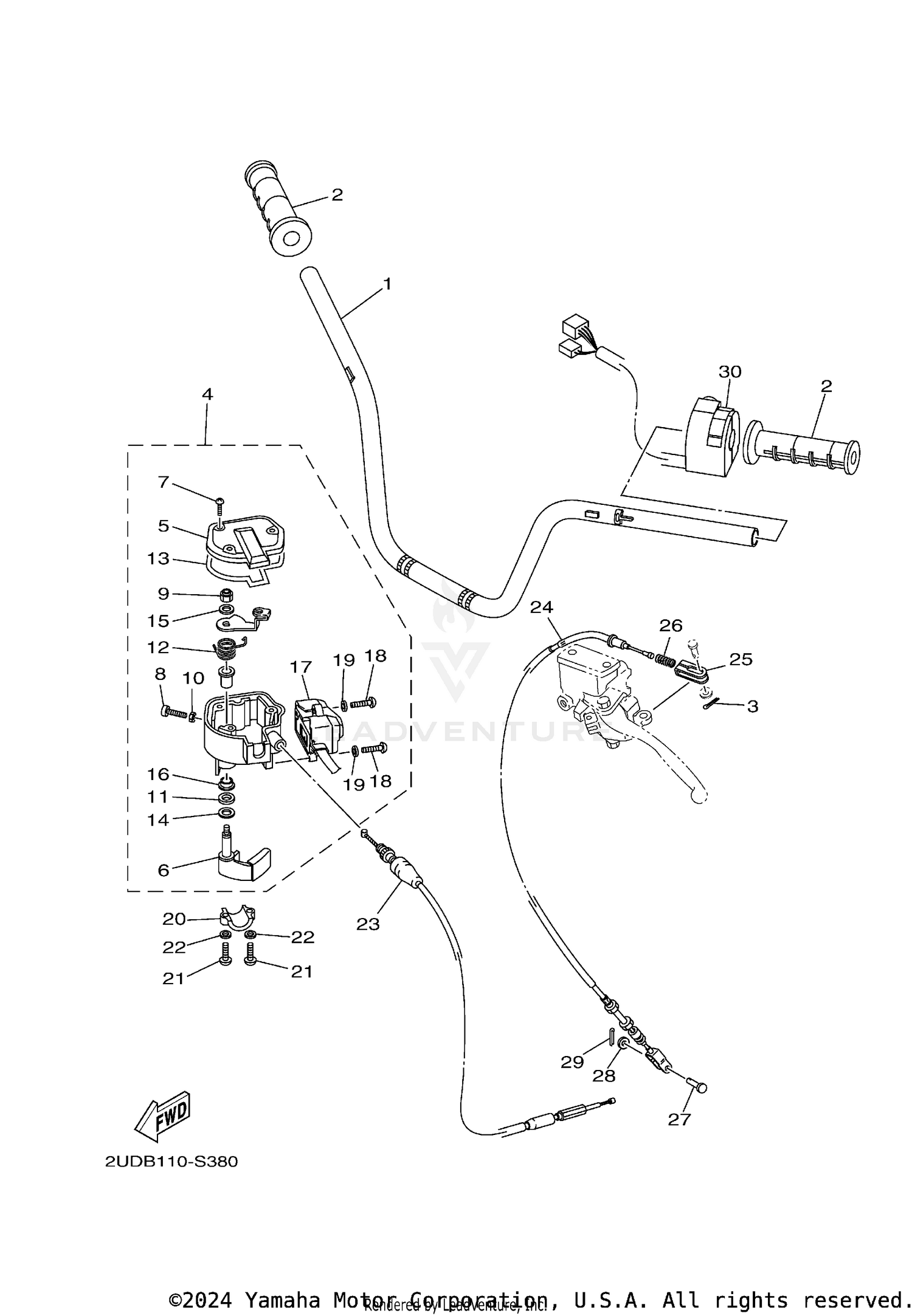 STEERING HANDLE & CABLE