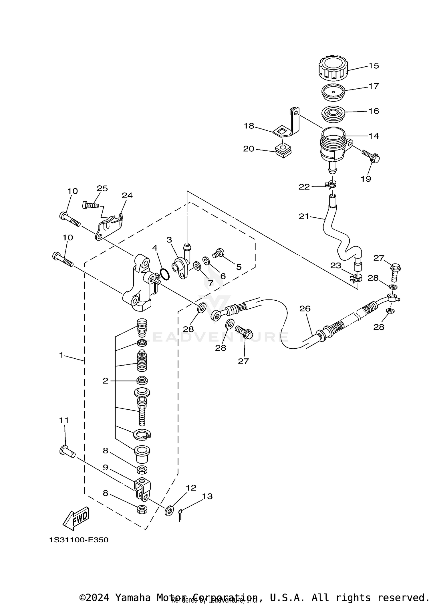REAR MASTER CYLINDER