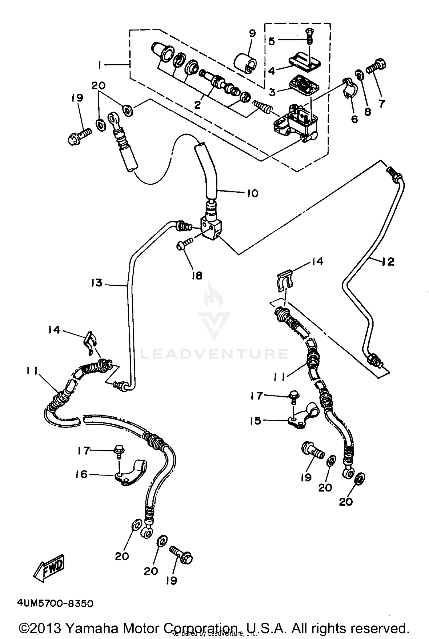 FRONT MASTER CYLINDER