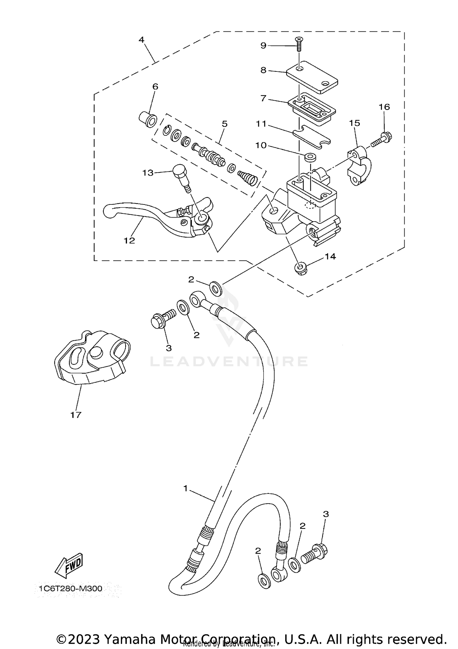 FRONT MASTER CYLINDER