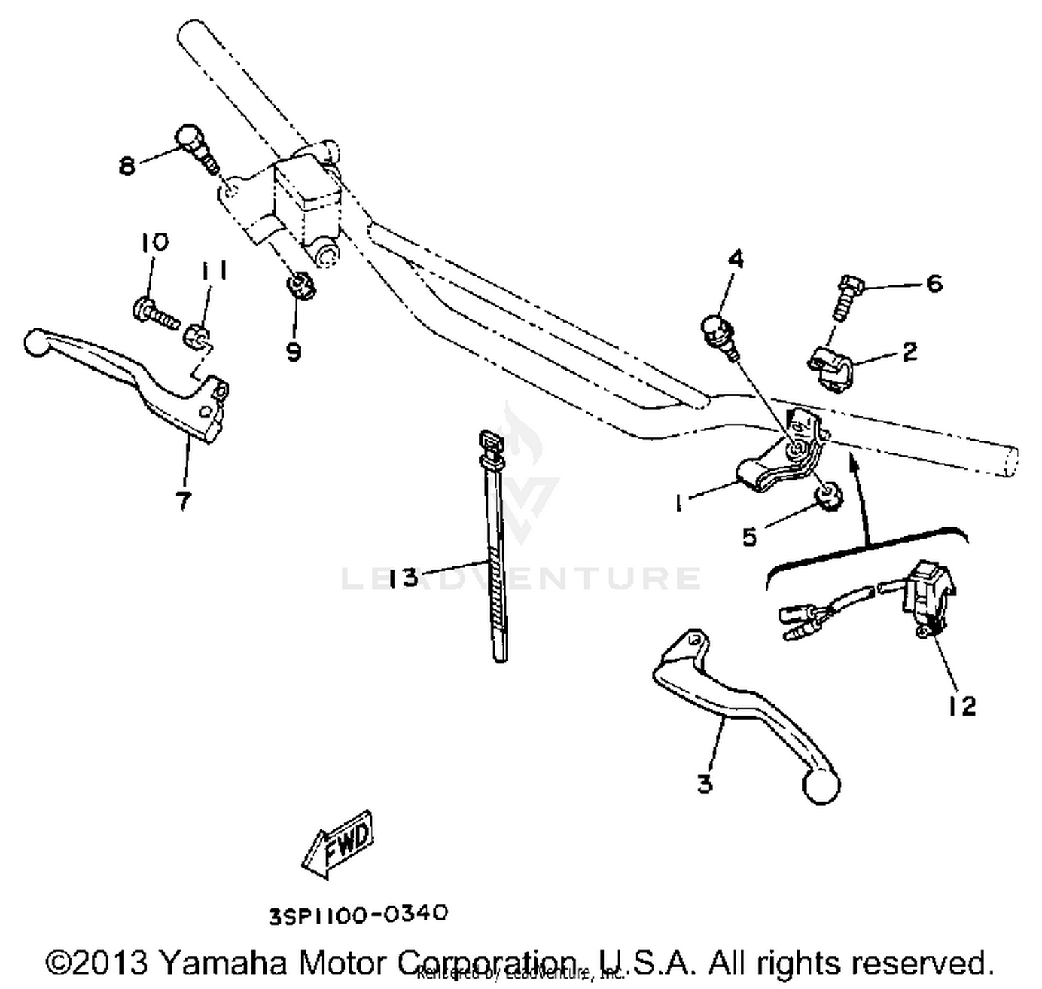 HANDLE SWITCH - LEVER