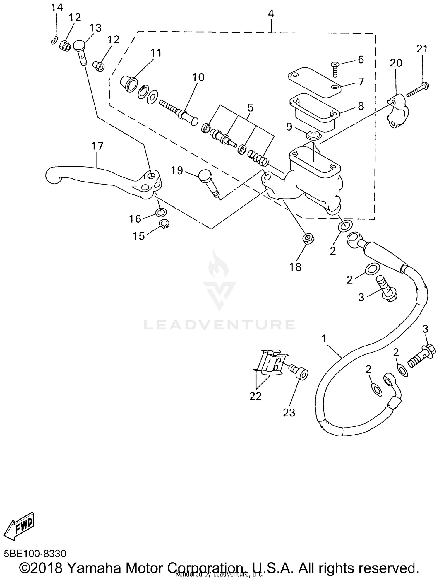 FRONT MASTER CYLINDER
