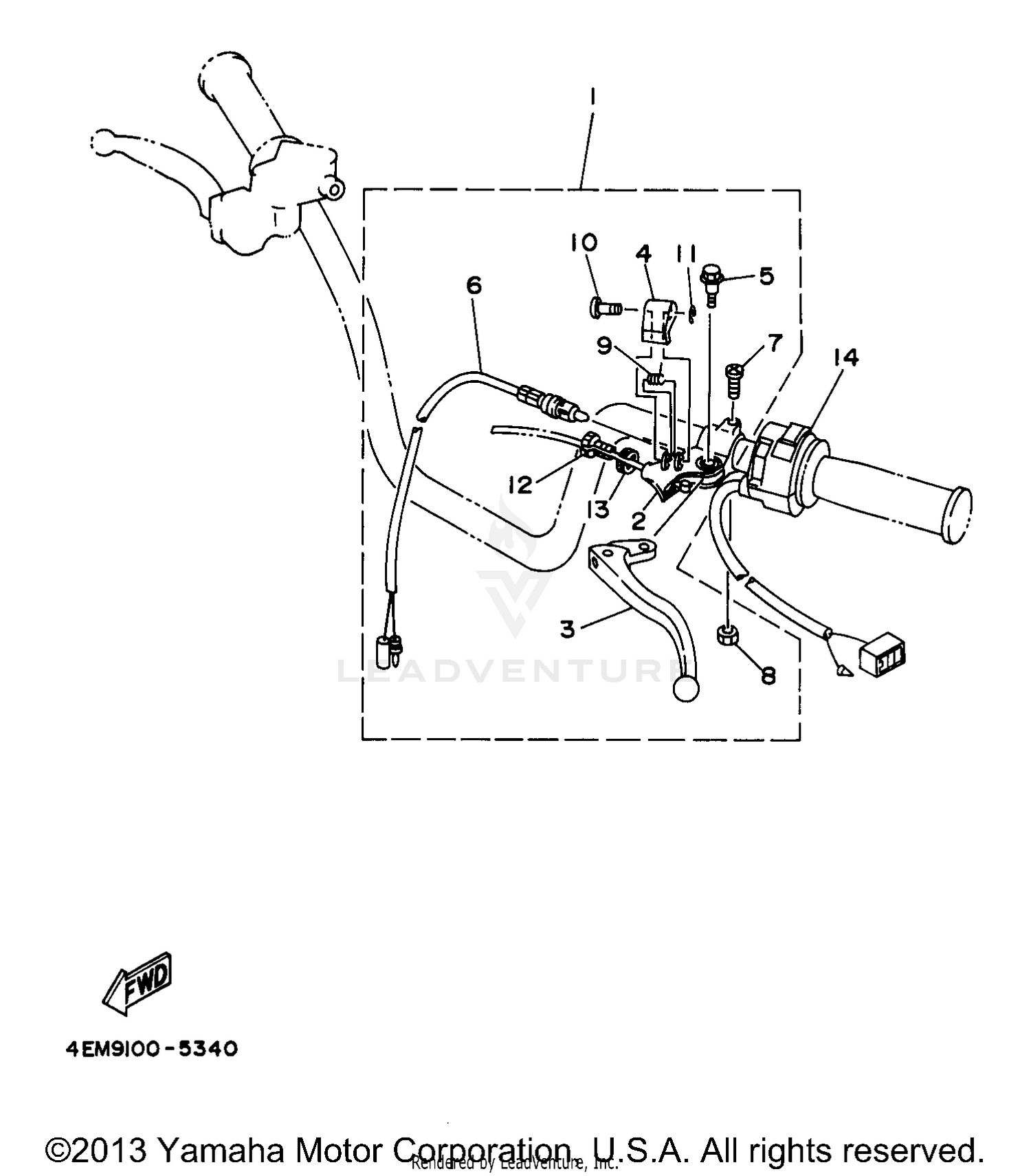 HANDLE SWITCH - LEVER