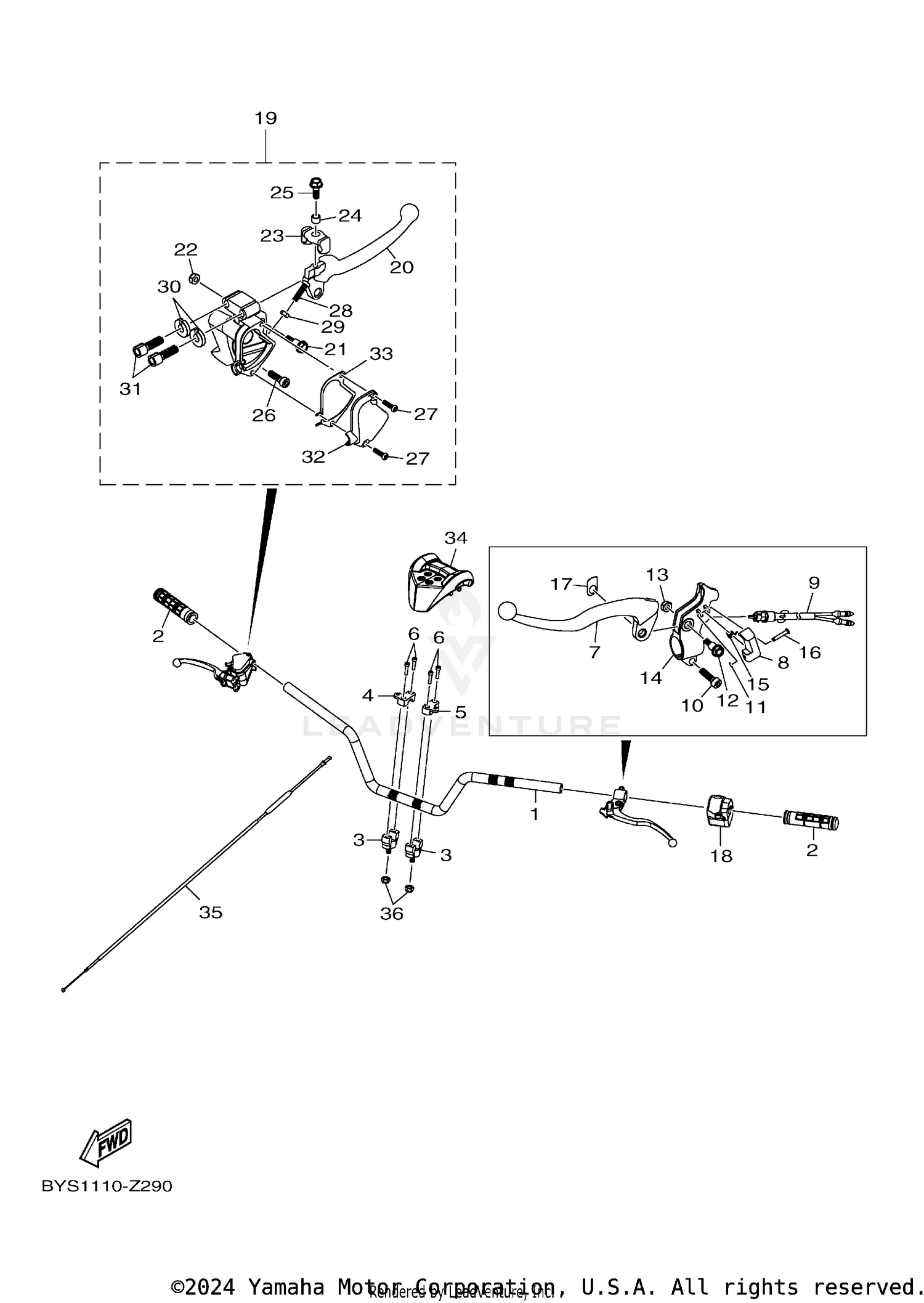 STEERING HANDLE & CABLE
