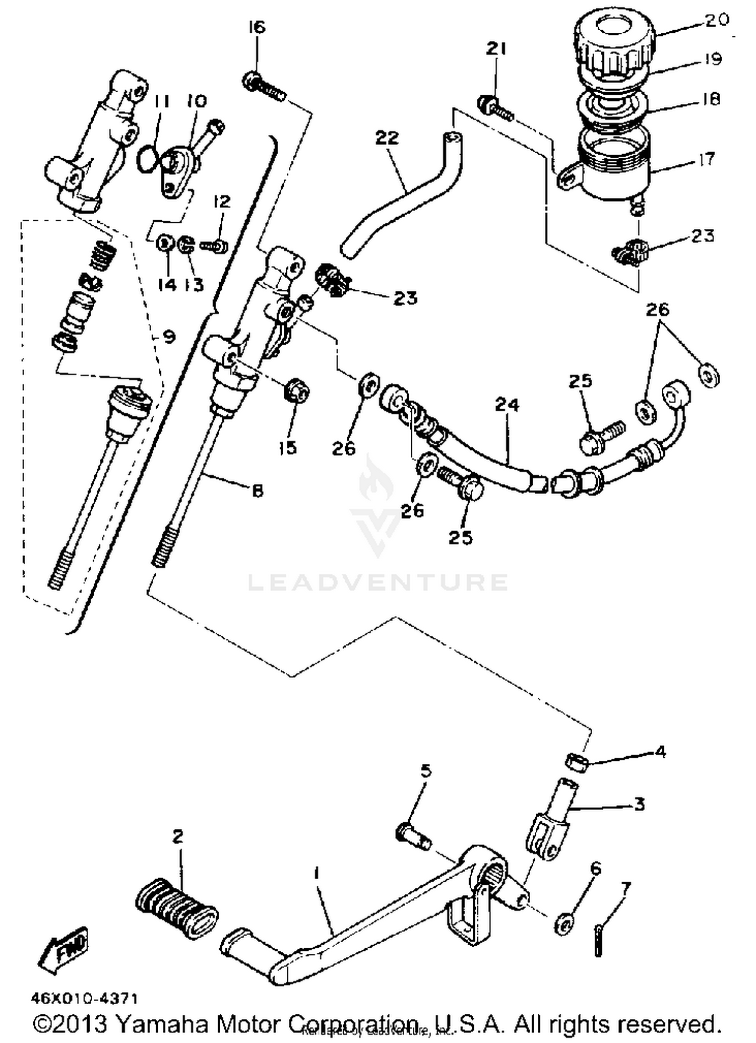 REAR MASTER CYLINDER