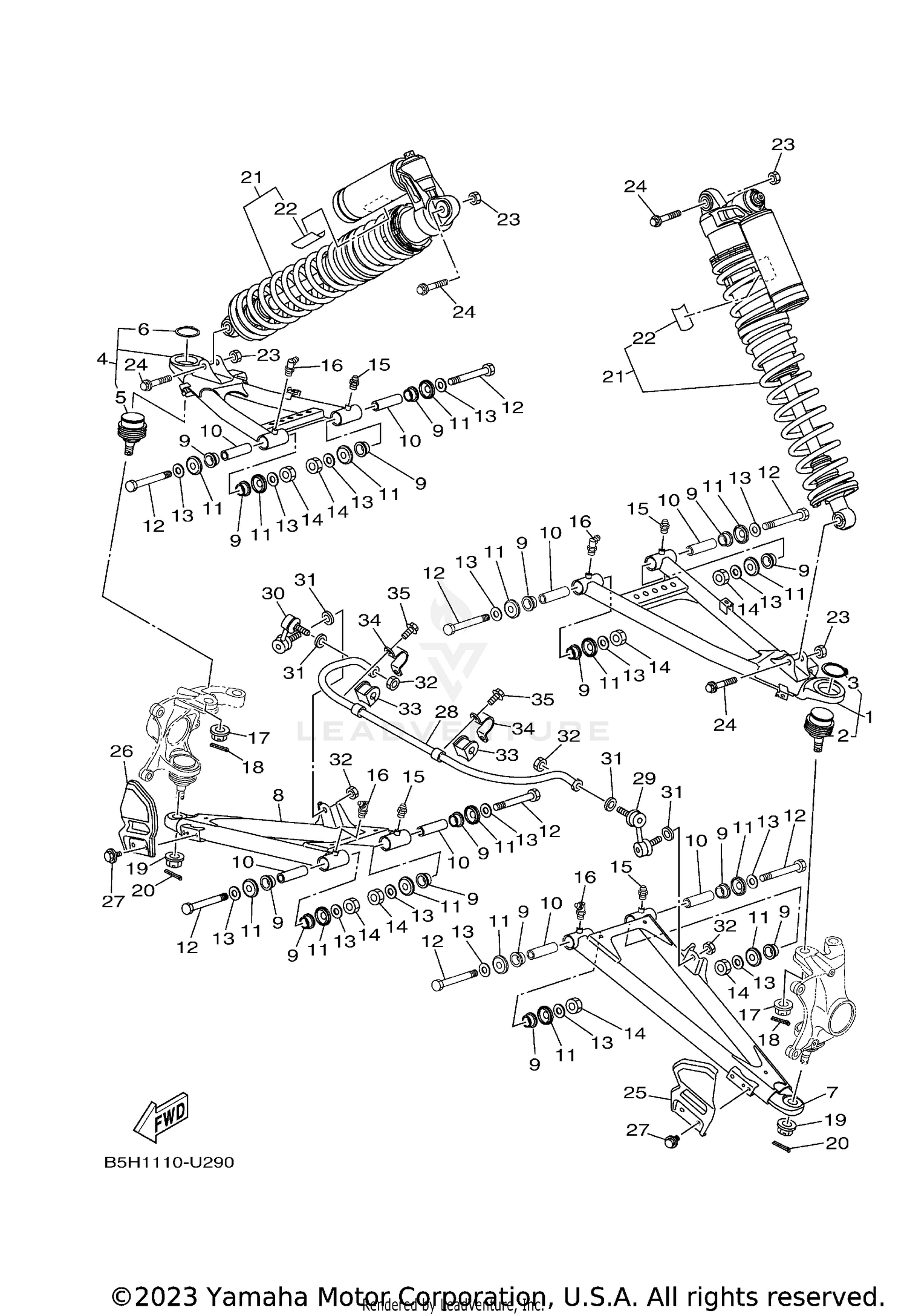 FRONT SUSPENSION WHEEL