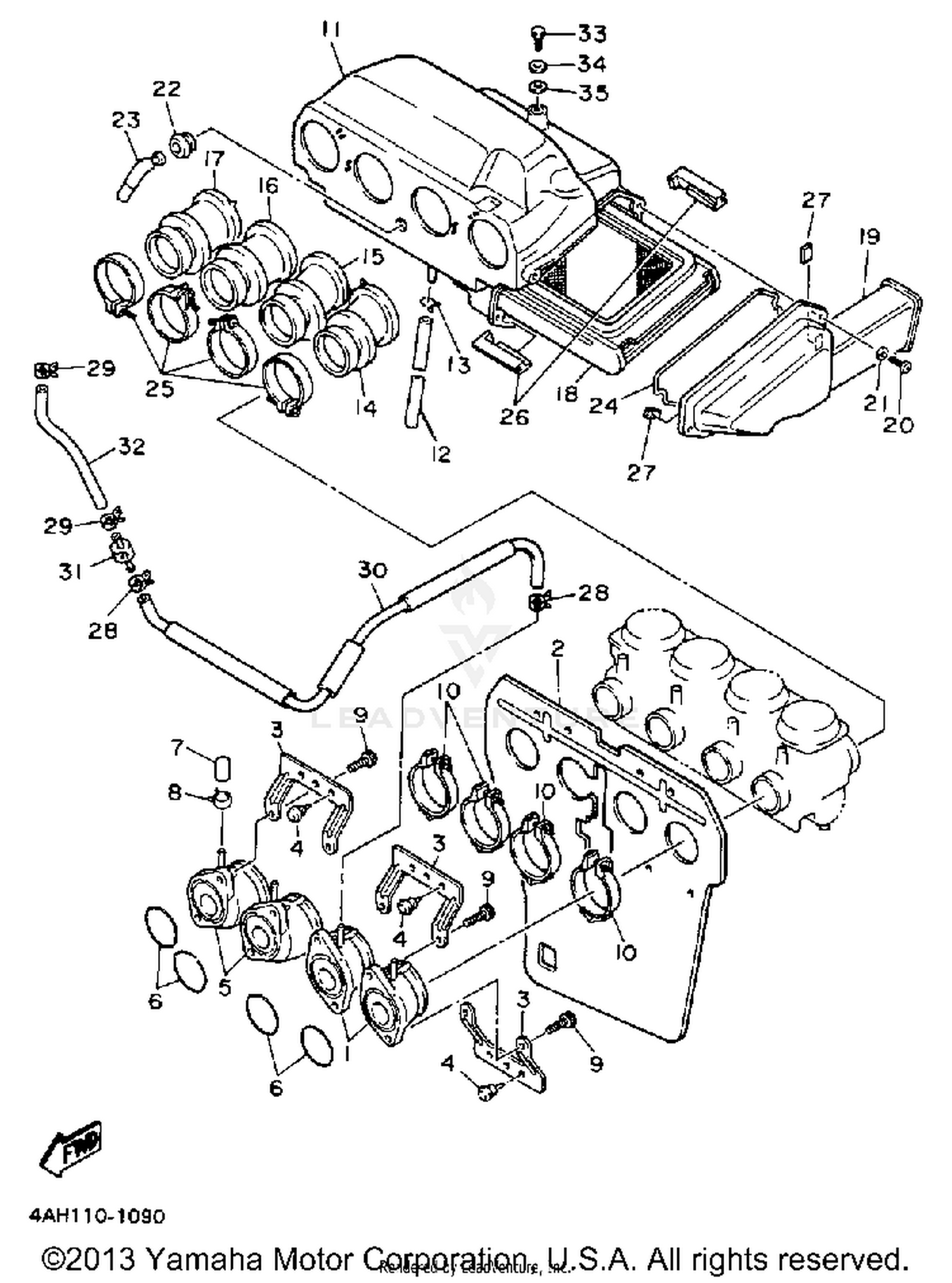 AIR FILTER NON CALIFORNIA MODEL