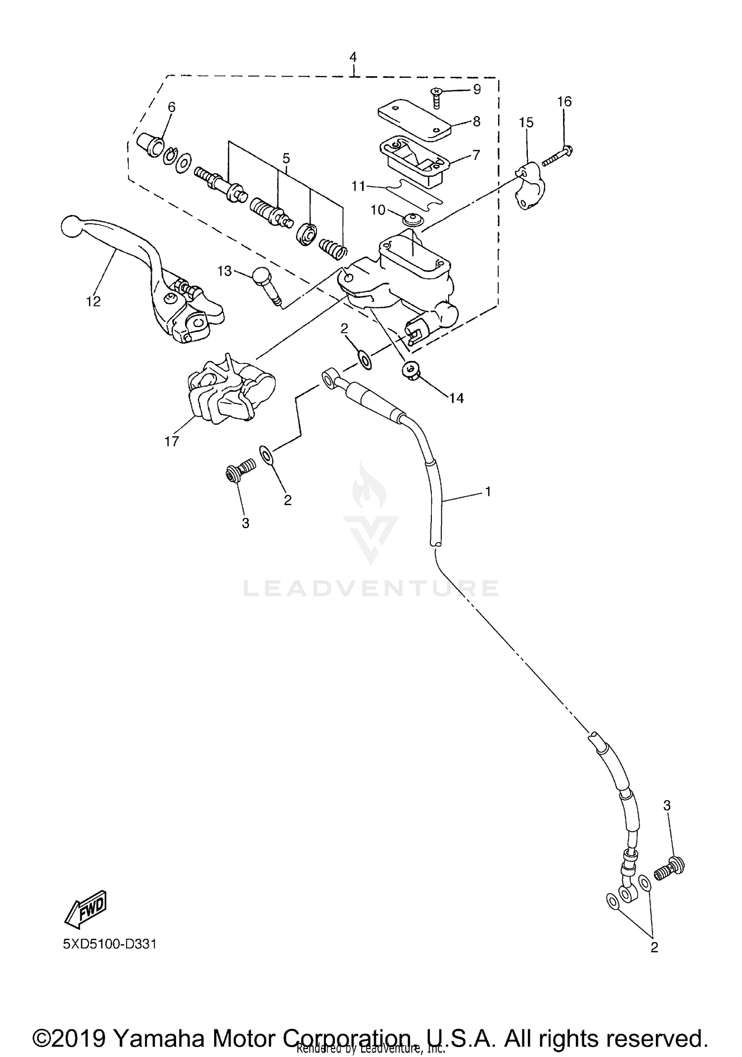 FRONT MASTER CYLINDER