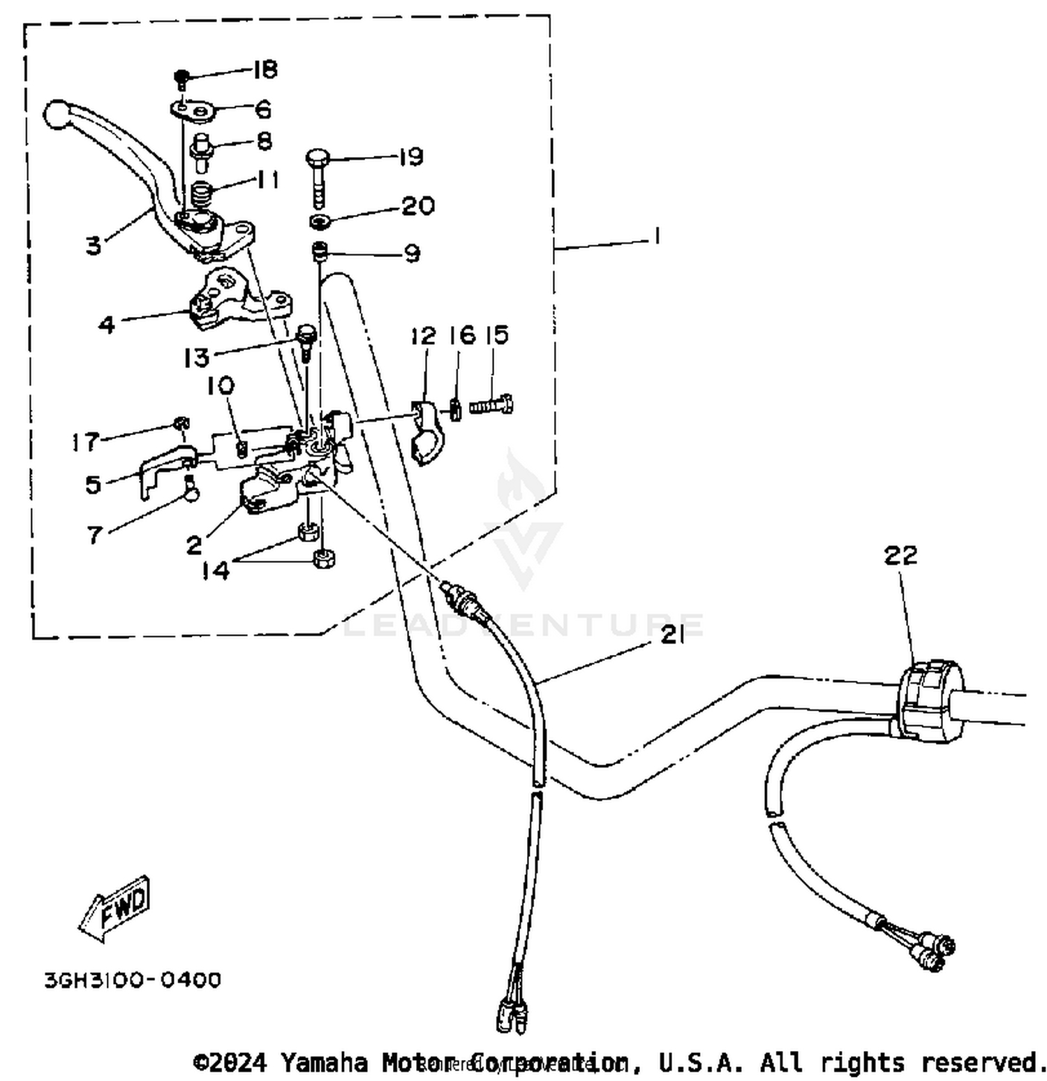 HANDLE SWITCH-LEVER