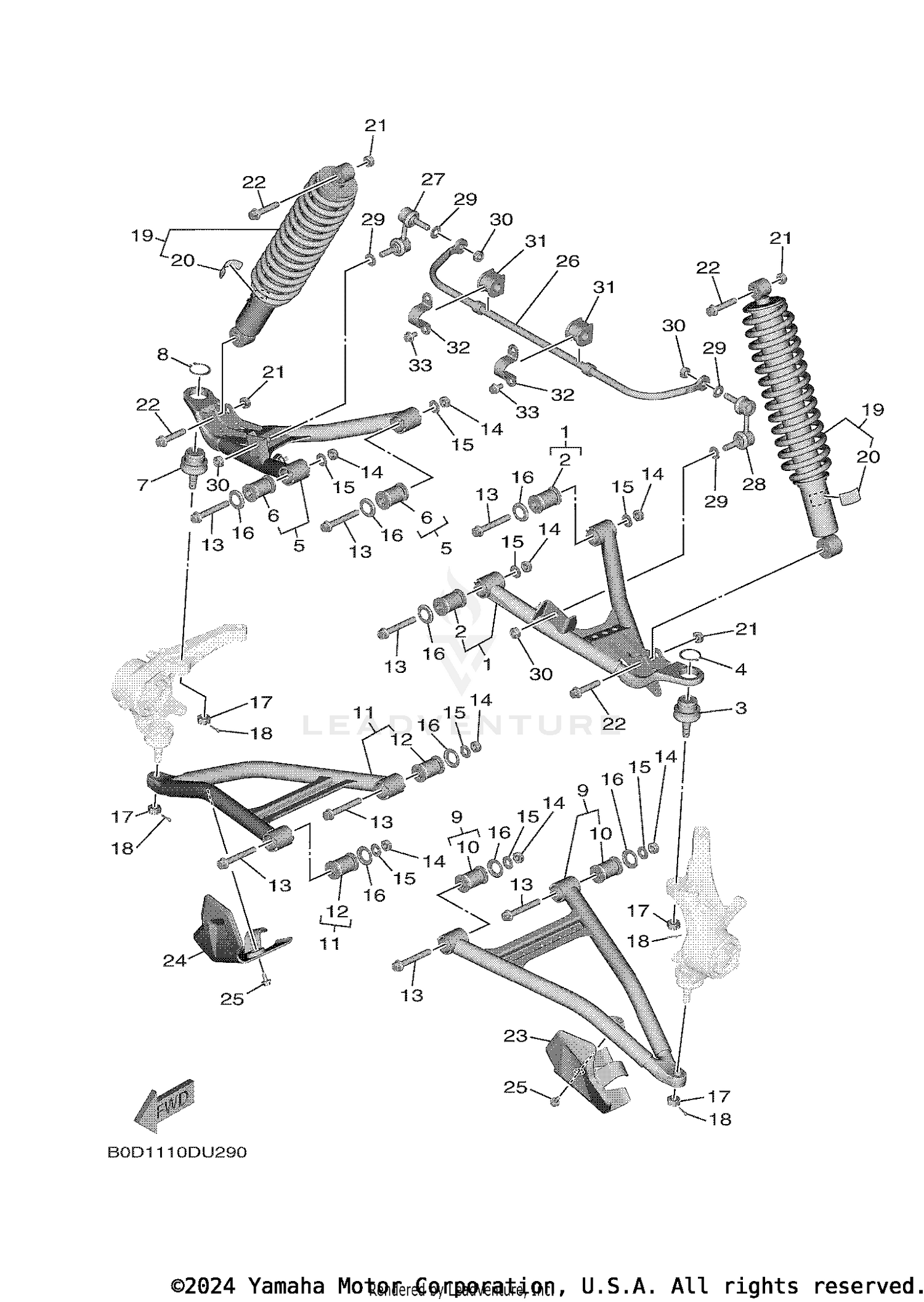 FRONT SUSPENSION WHEEL