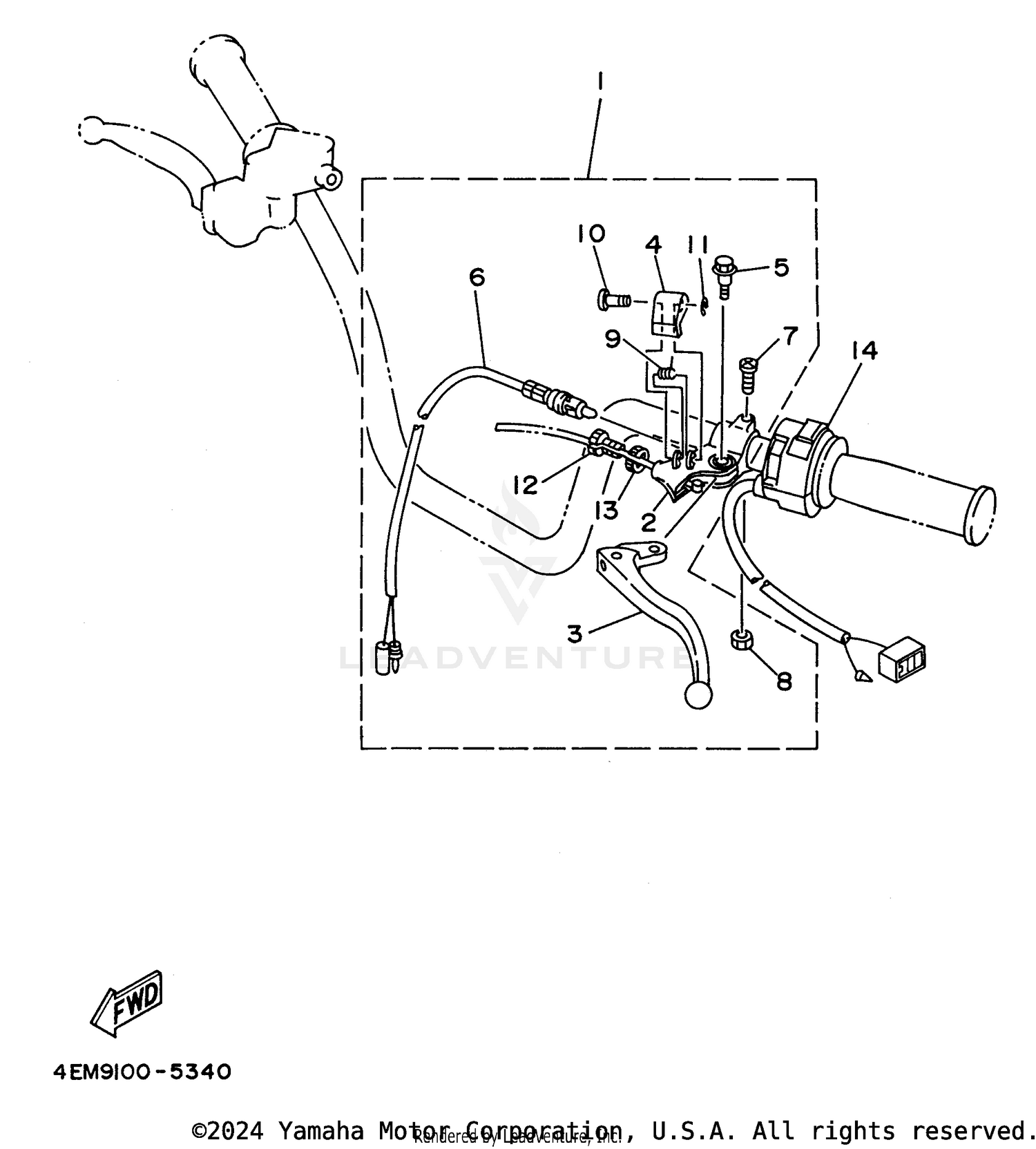 HANDLE SWITCH - LEVER