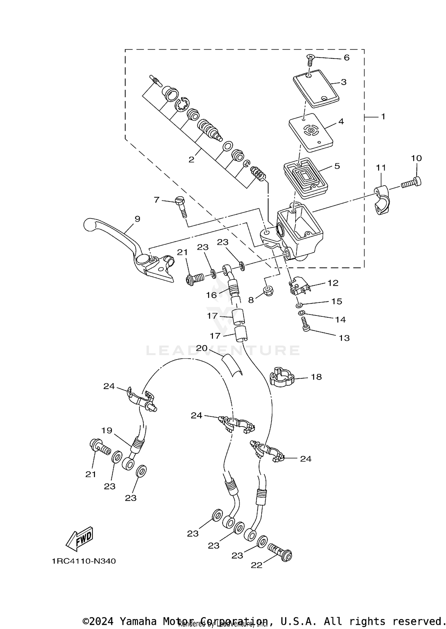 FRONT MASTER CYLINDER