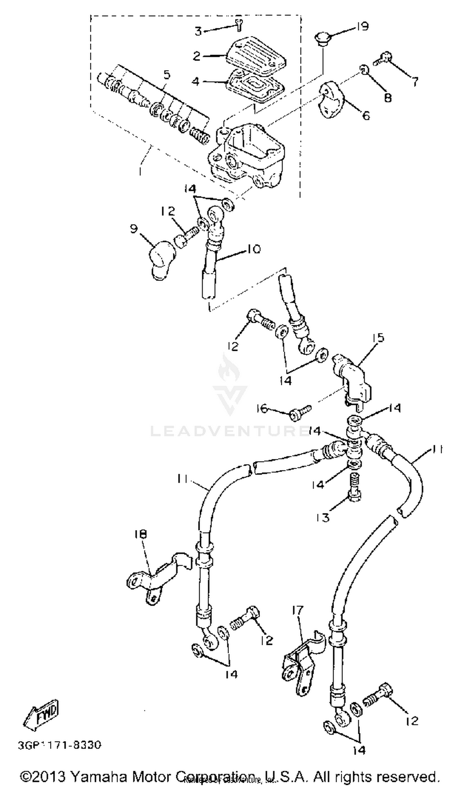 FRONT MASTER CYLINDER