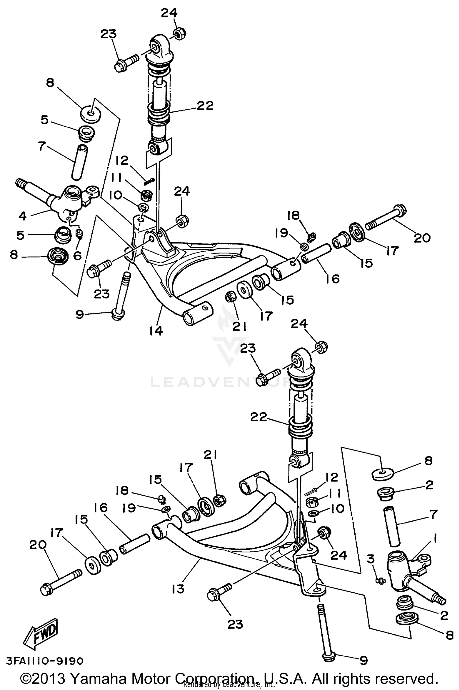 FRONT SUSPENSION WHEEL