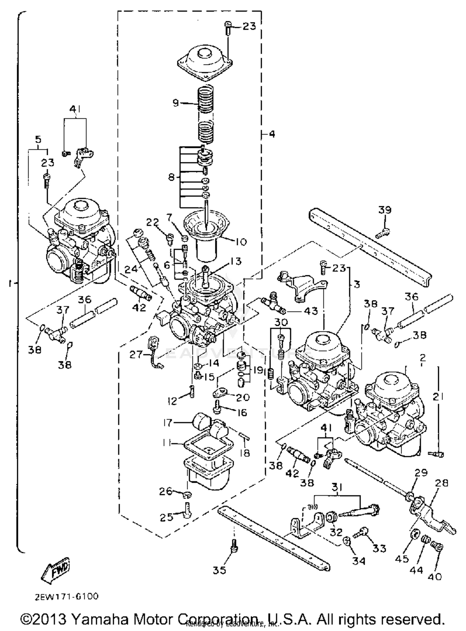 CARBURETOR CALIFORNIA MODEL ONLY